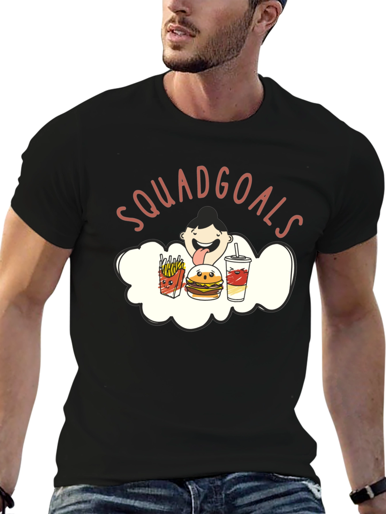 Squadgoals T-Shirt - Funny Foodie Tee
