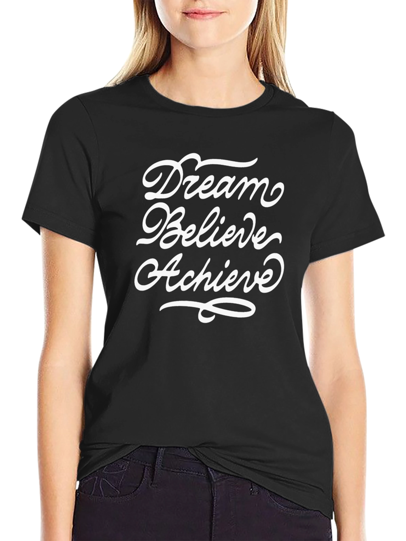 Dream Believe Achieve Graphic T-Shirt