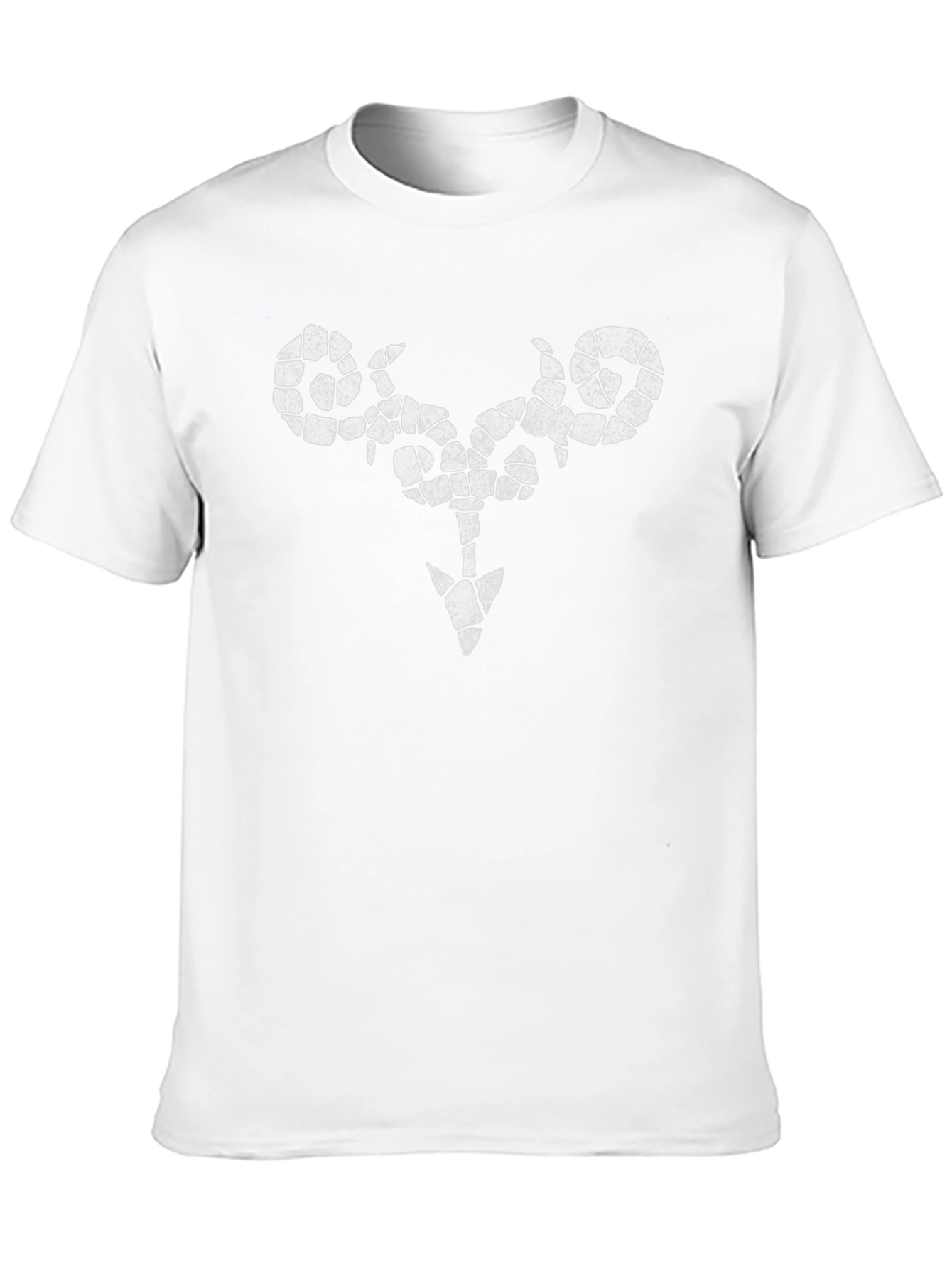 Black T-Shirt with Distressed Graphic Arrow Design