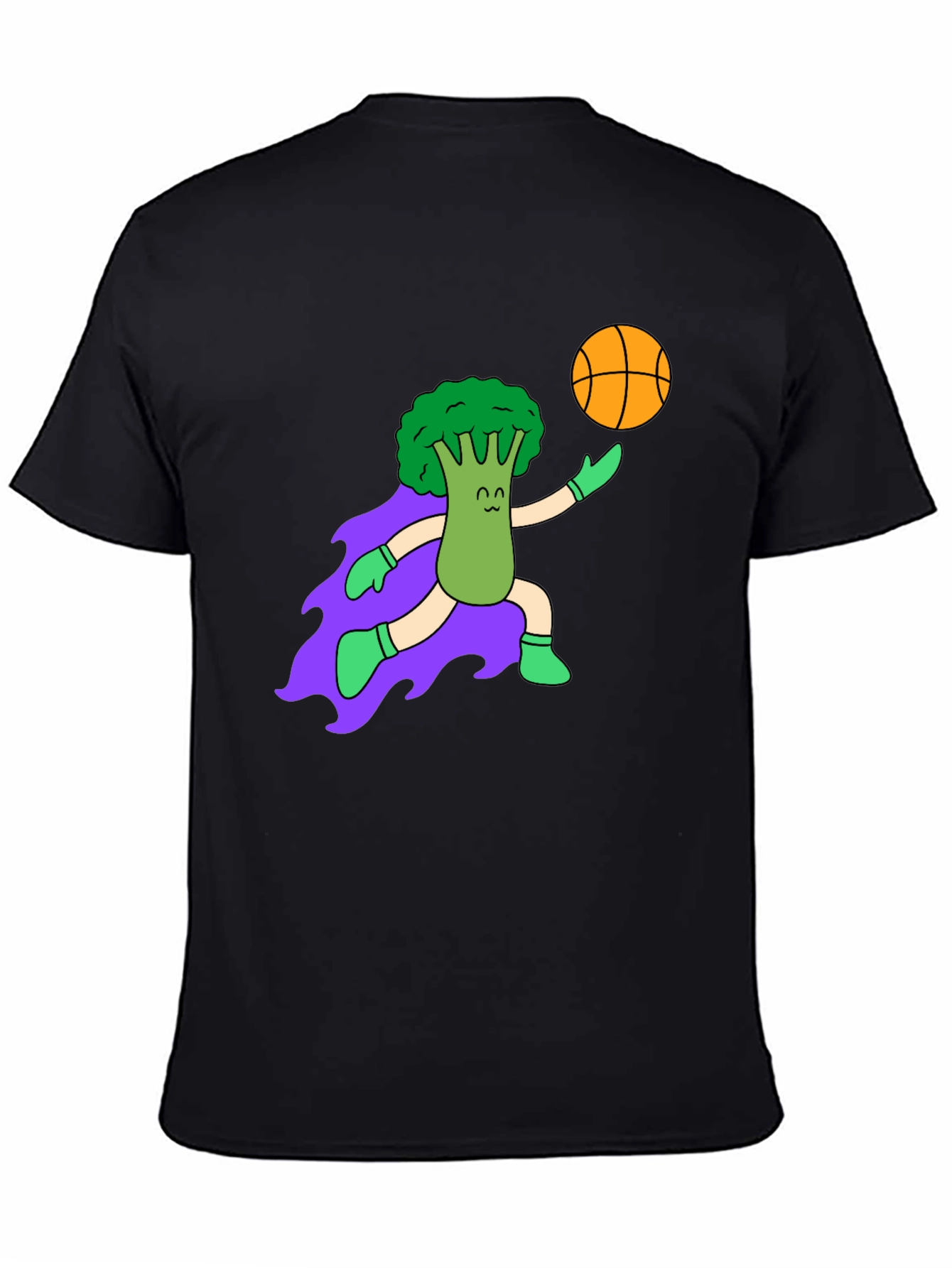 Broccoli Baller Graphic Tee - Black