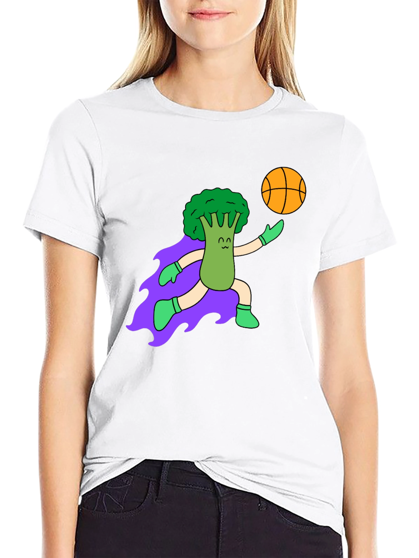 Broccoli Baller Graphic Tee - Black