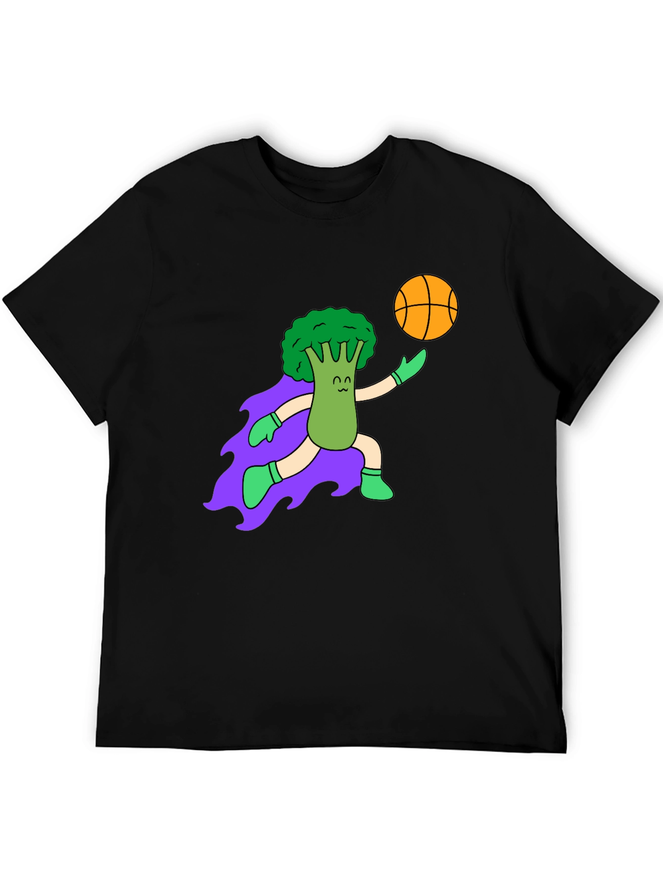 Broccoli Baller Graphic Tee - Black