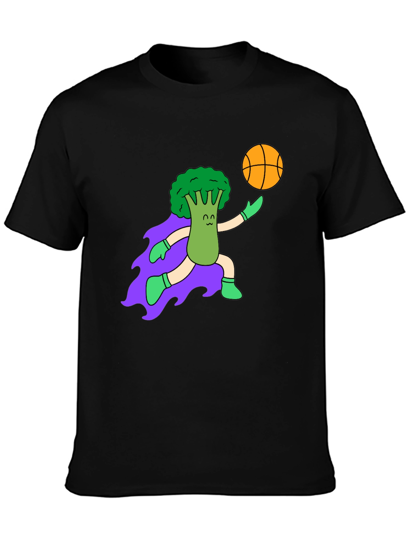 Broccoli Baller Graphic Tee - Black