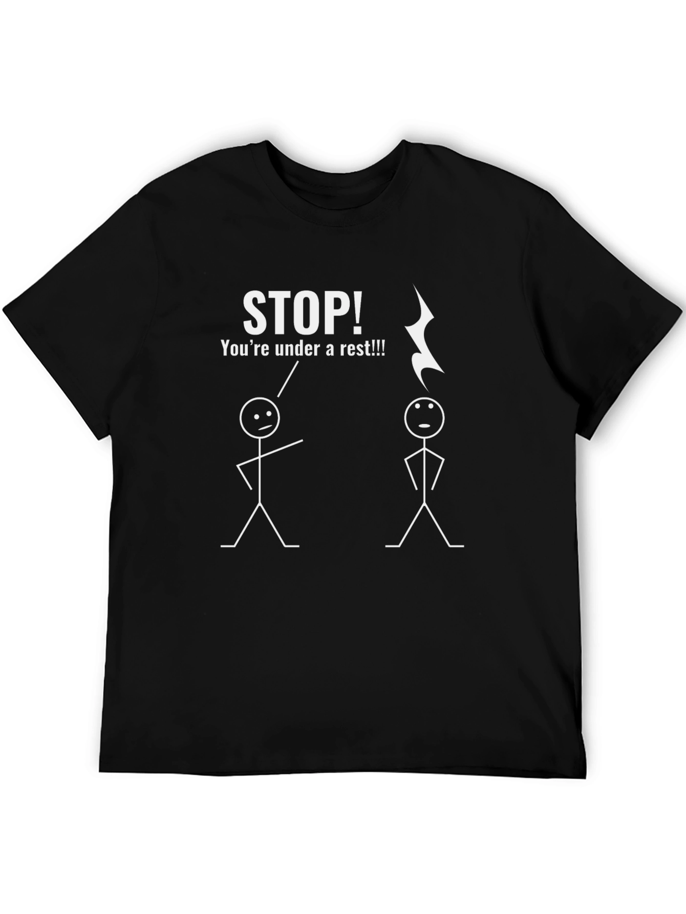 Music Rest Funny Graphic Tee