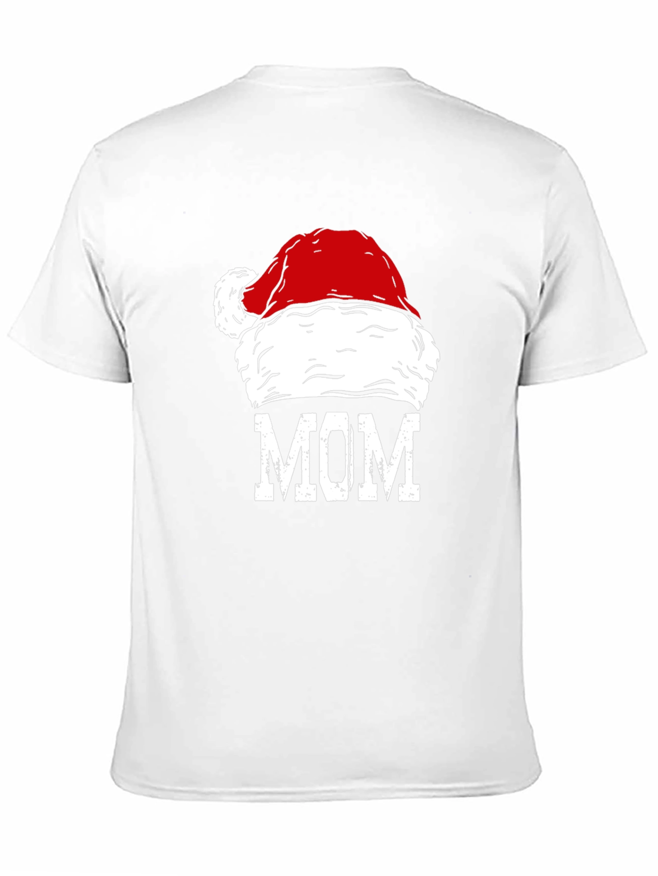 Mom Santa Hat Graphic T-Shirt