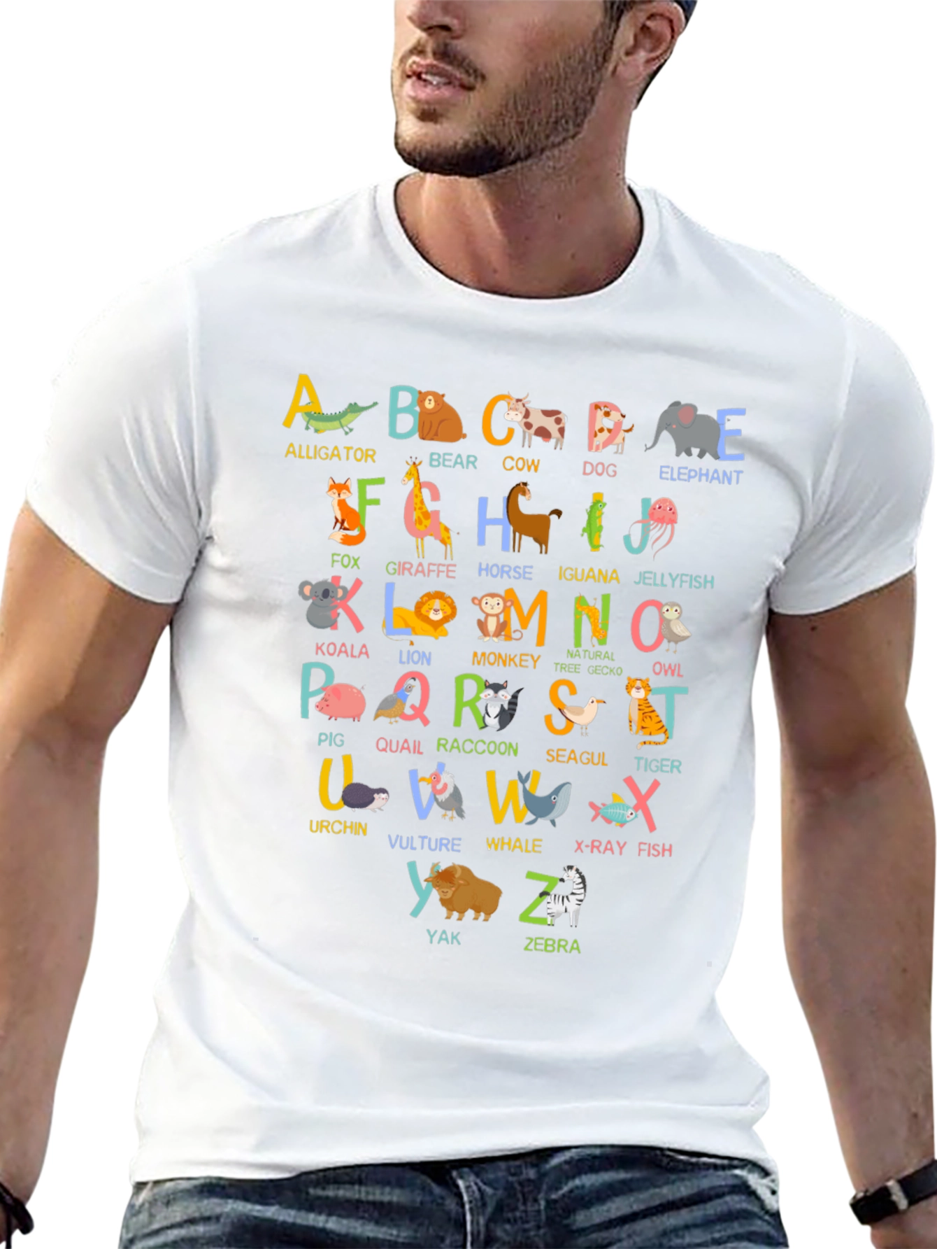Animal Alphabet T-Shirt - Educational ABCs