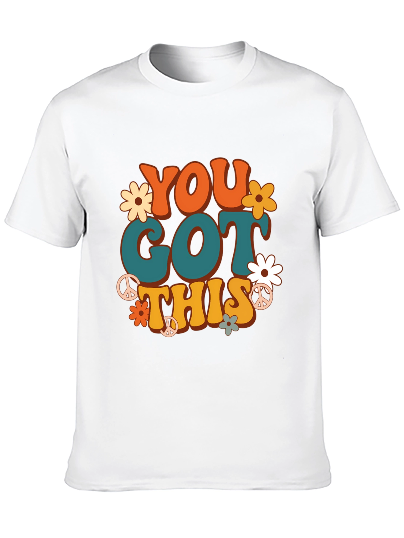 You Got This Retro Graphic Tee - Black