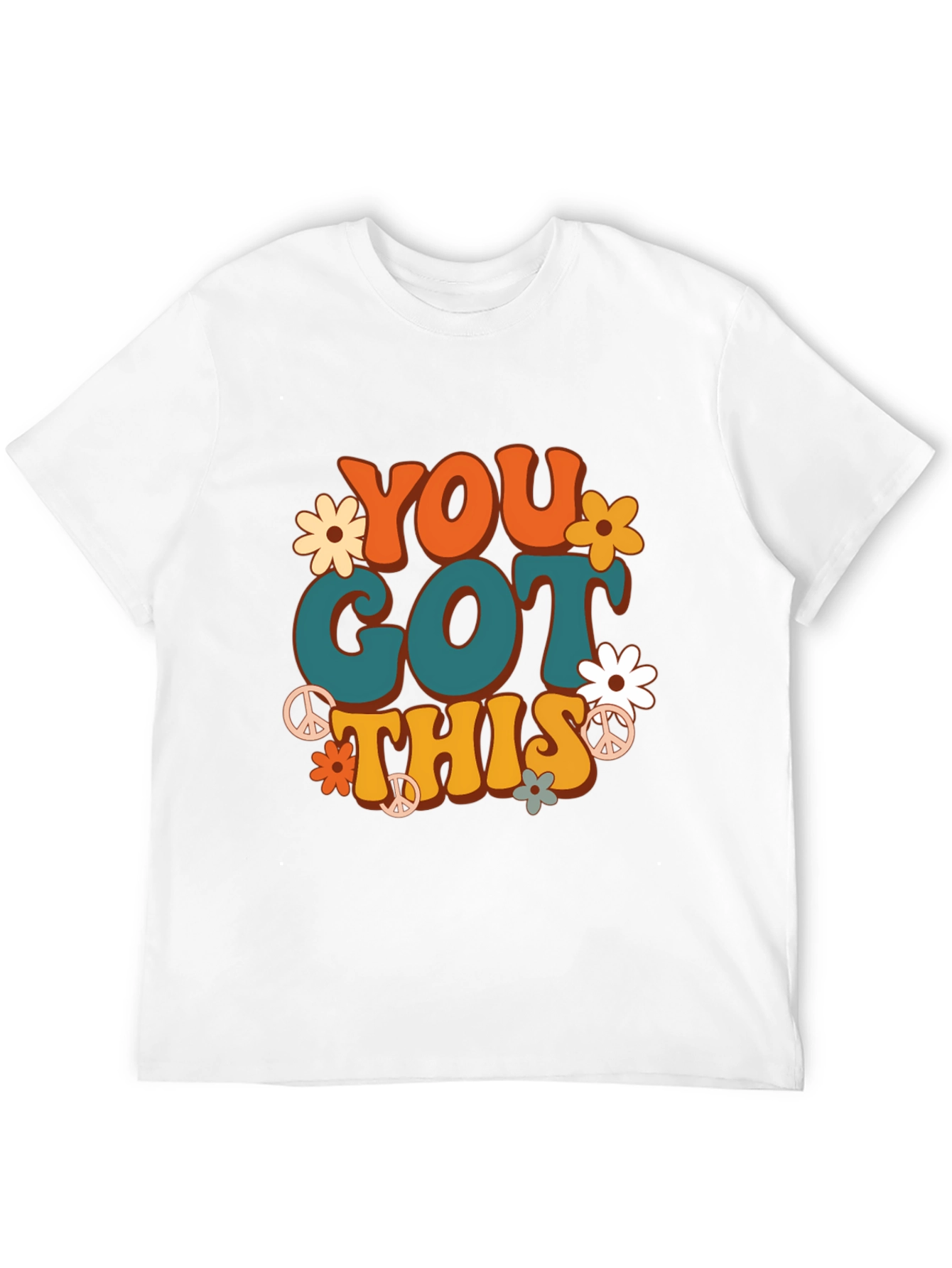 You Got This Retro Graphic Tee - Black