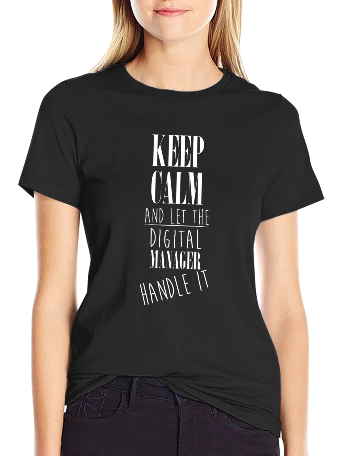 Keep Calm Digital Manager T-Shirt