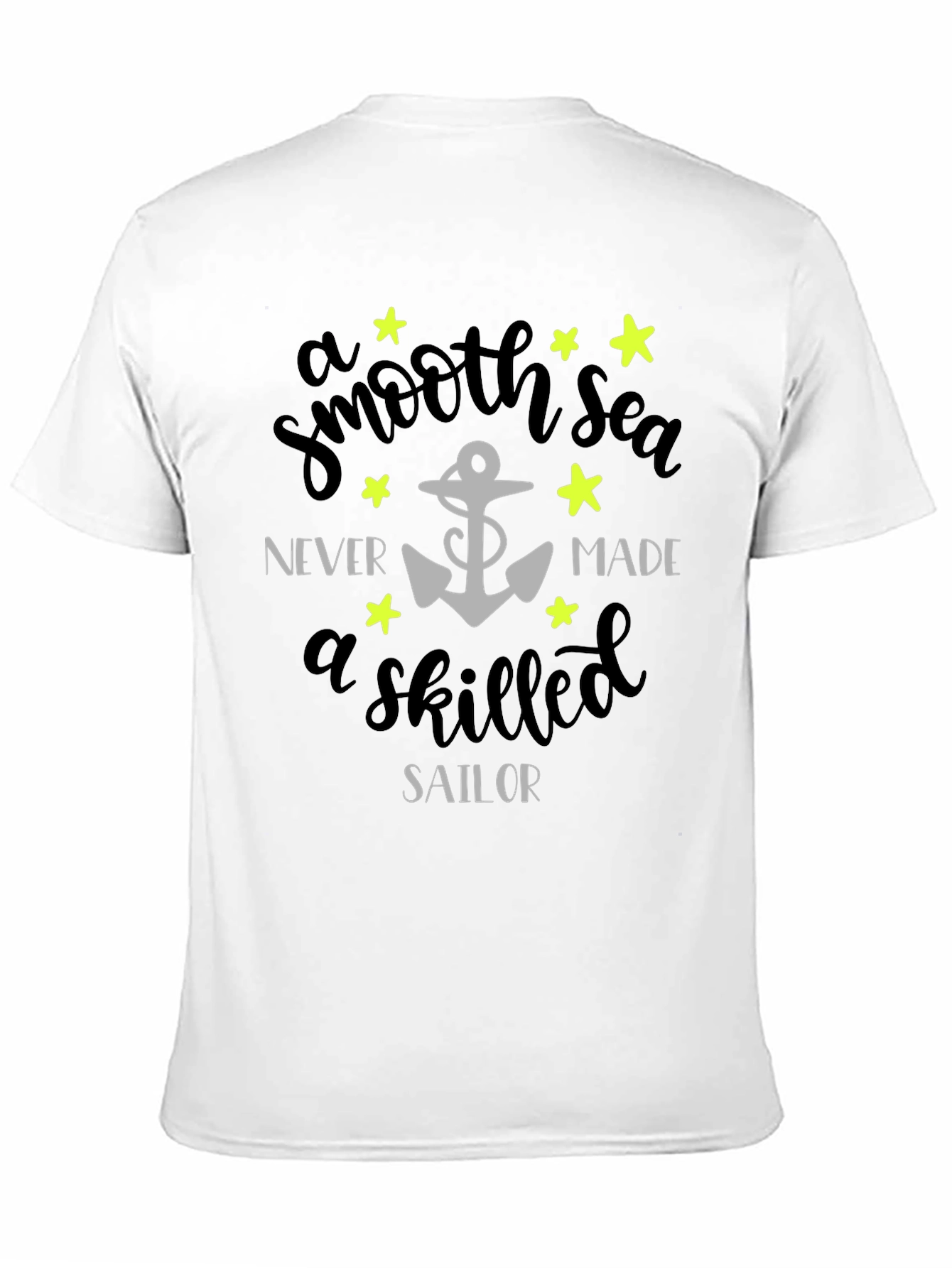 Smooth Sea Skilled Sailor Graphic Tee - Black