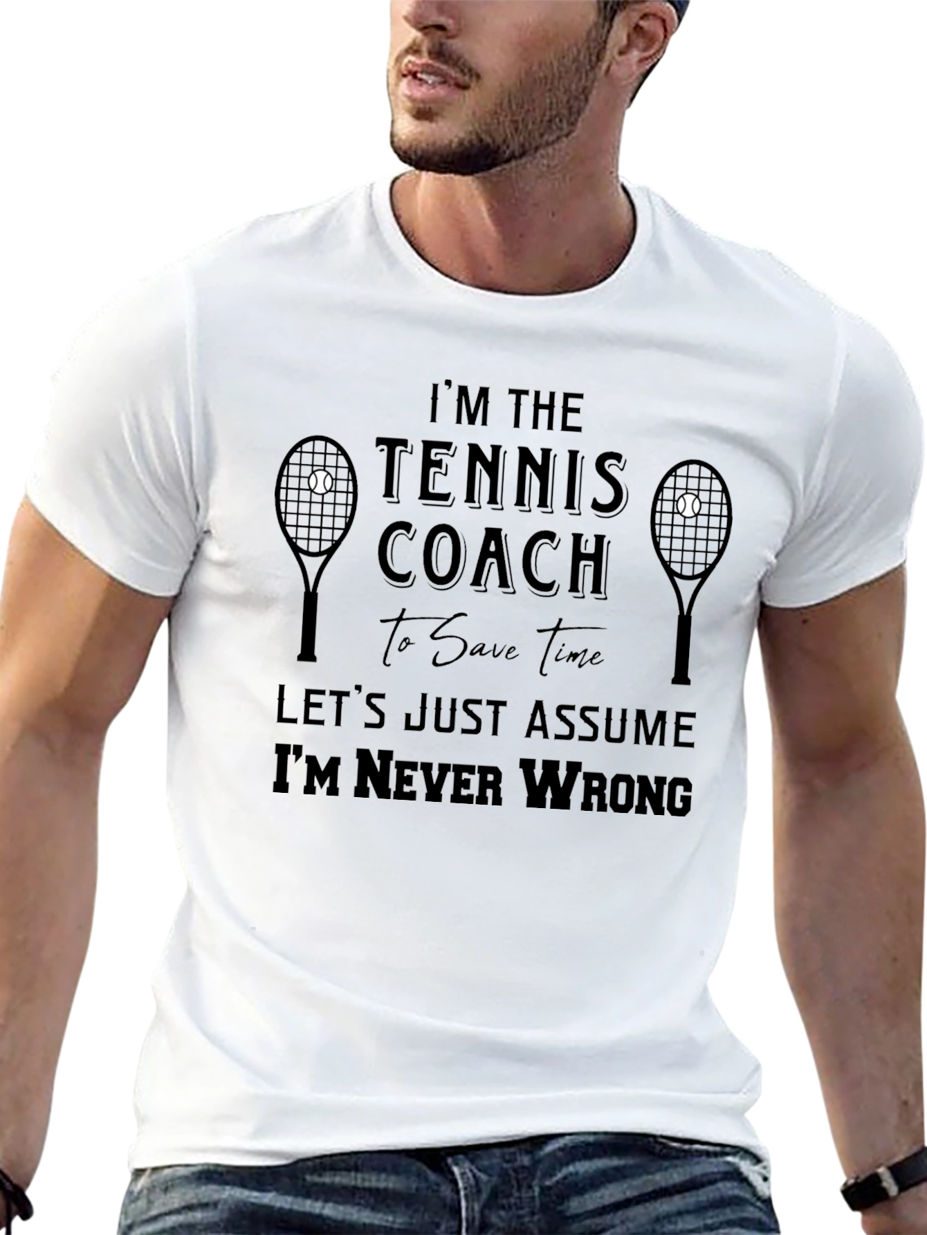 Im The Tennis Coach Graphic T-Shirt