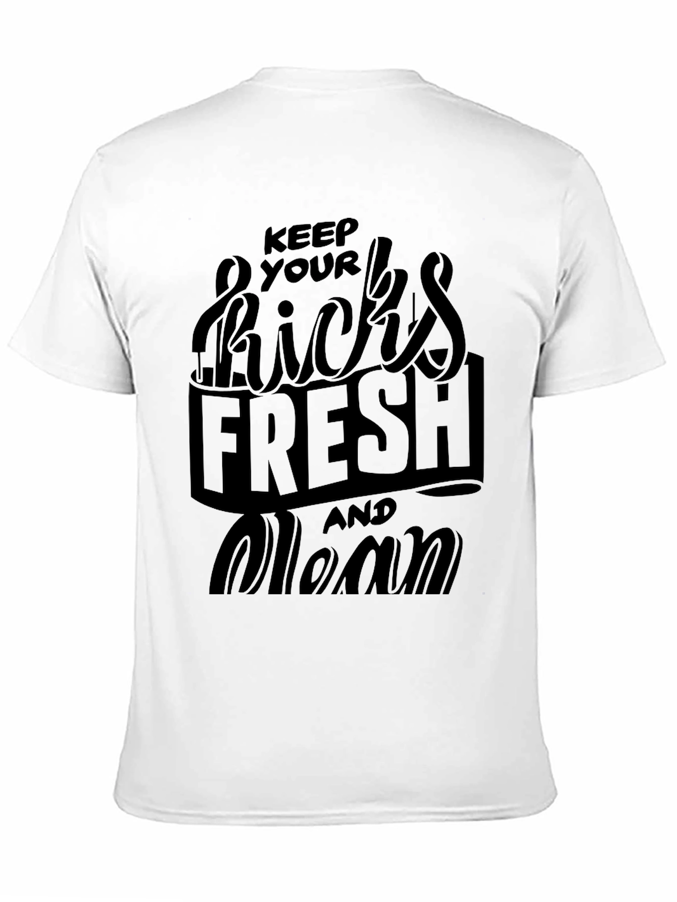 Keep Your Kicks Fresh Black T-Shirt