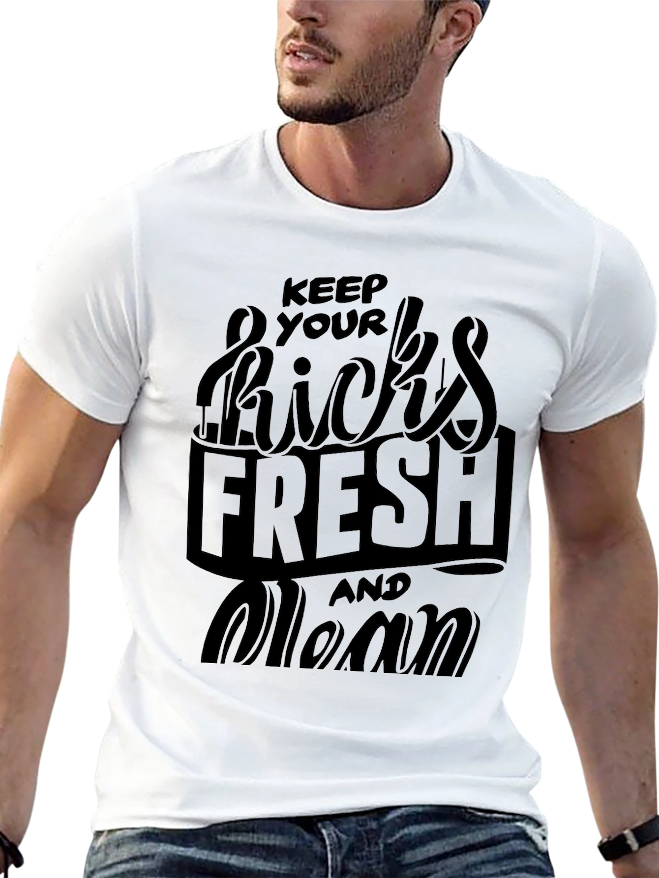 Keep Your Kicks Fresh Black T-Shirt