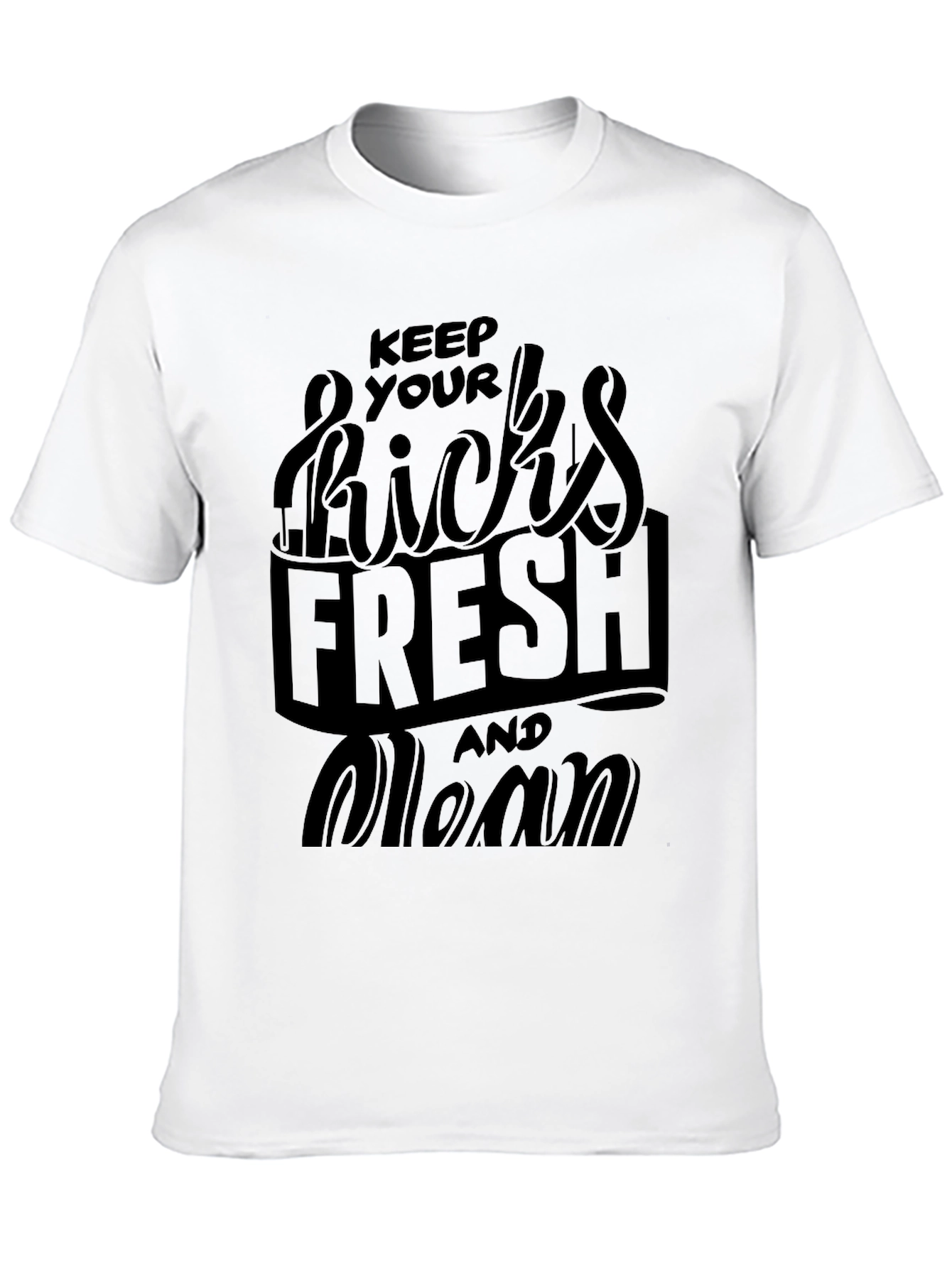Keep Your Kicks Fresh Black T-Shirt