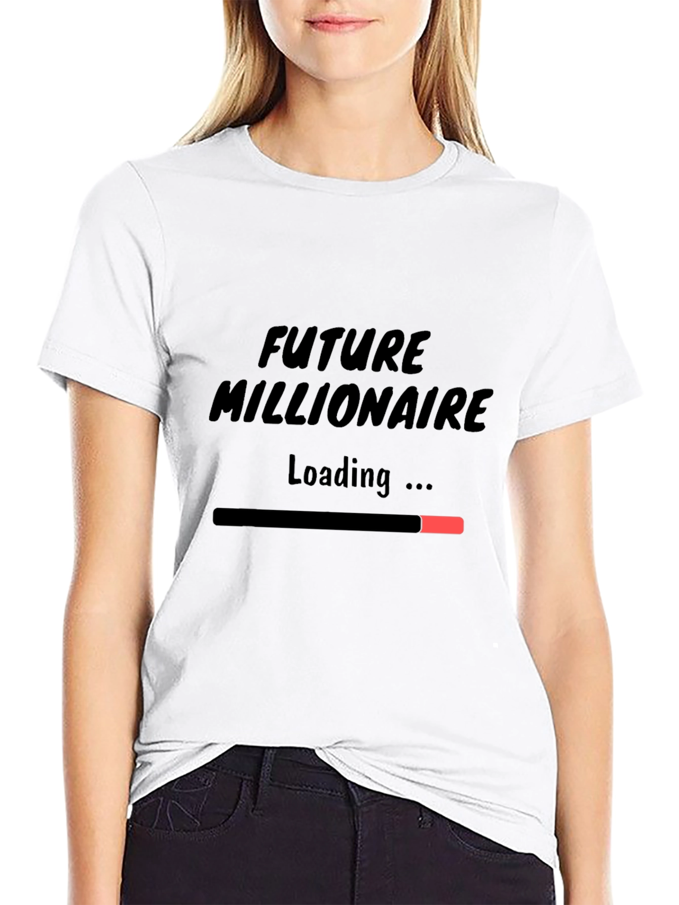 Future Millionaire Loading T-Shirt - Black