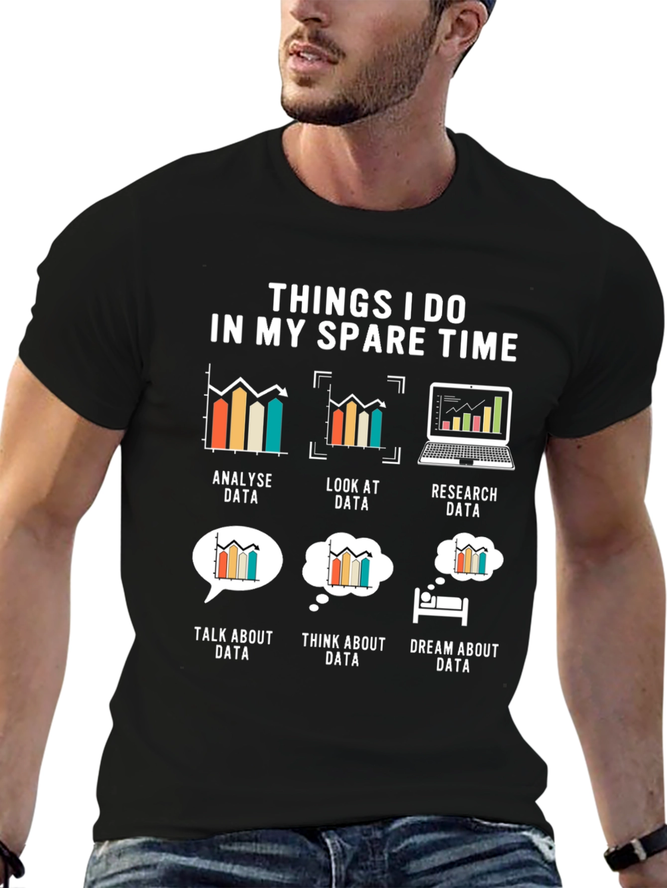 Data Analyst Spare Time T-Shirt