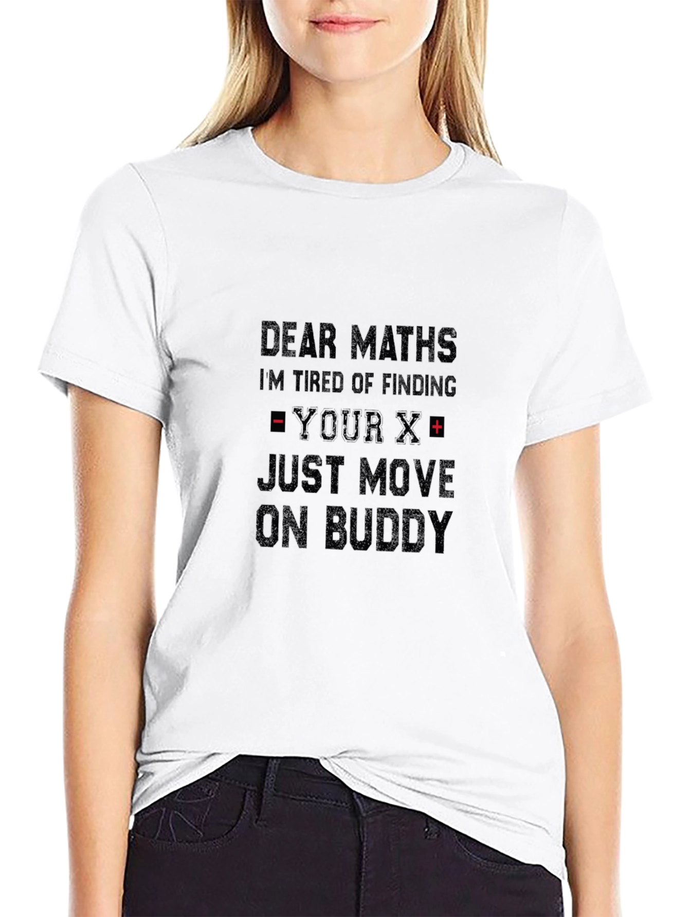 Dear Maths Funny Graphic T-Shirt