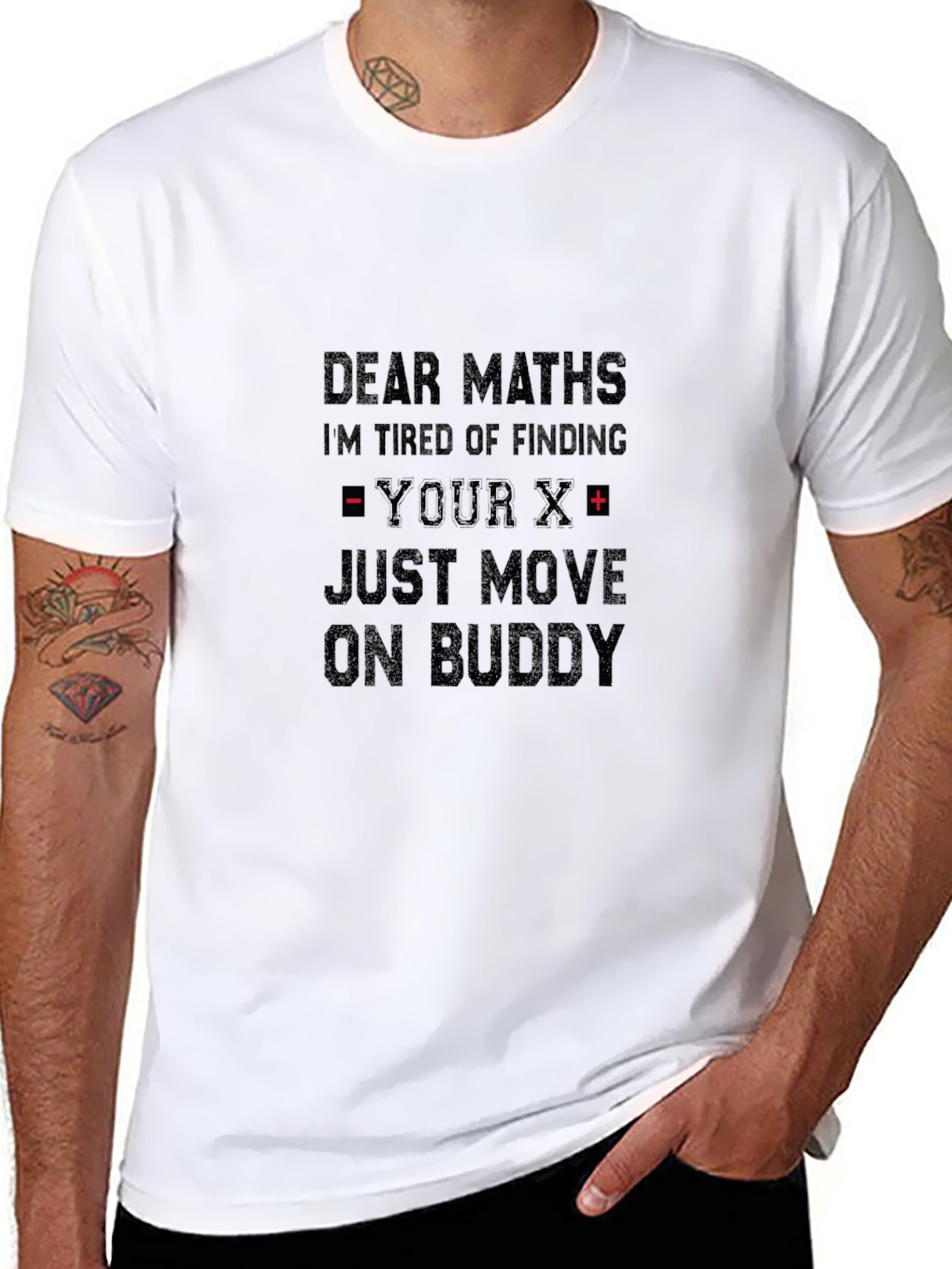 Dear Maths Funny Graphic T-Shirt