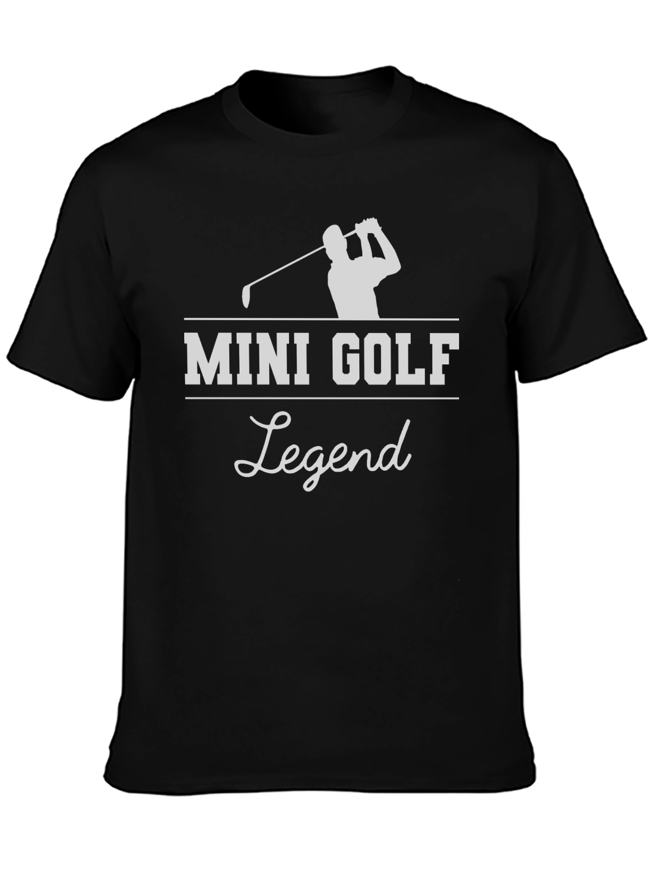 Mini Golf Legend Black T-Shirt