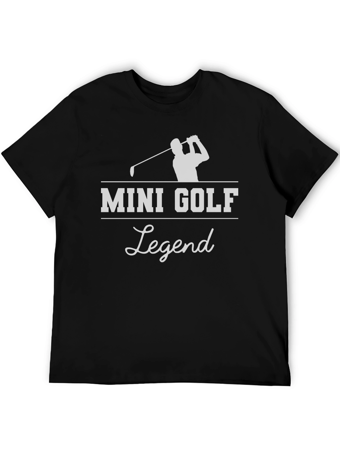 Mini Golf Legend Black T-Shirt