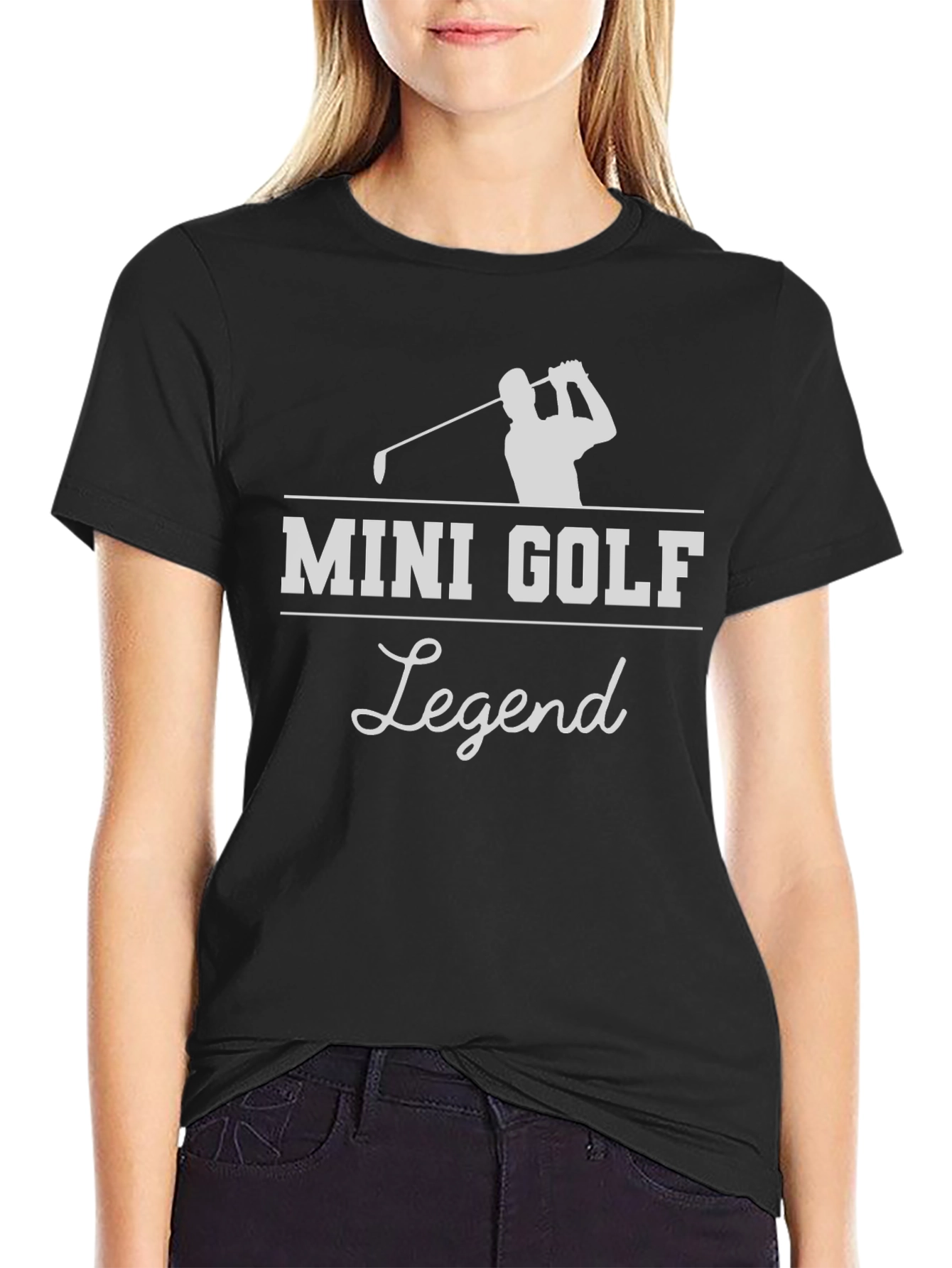 Mini Golf Legend Black T-Shirt