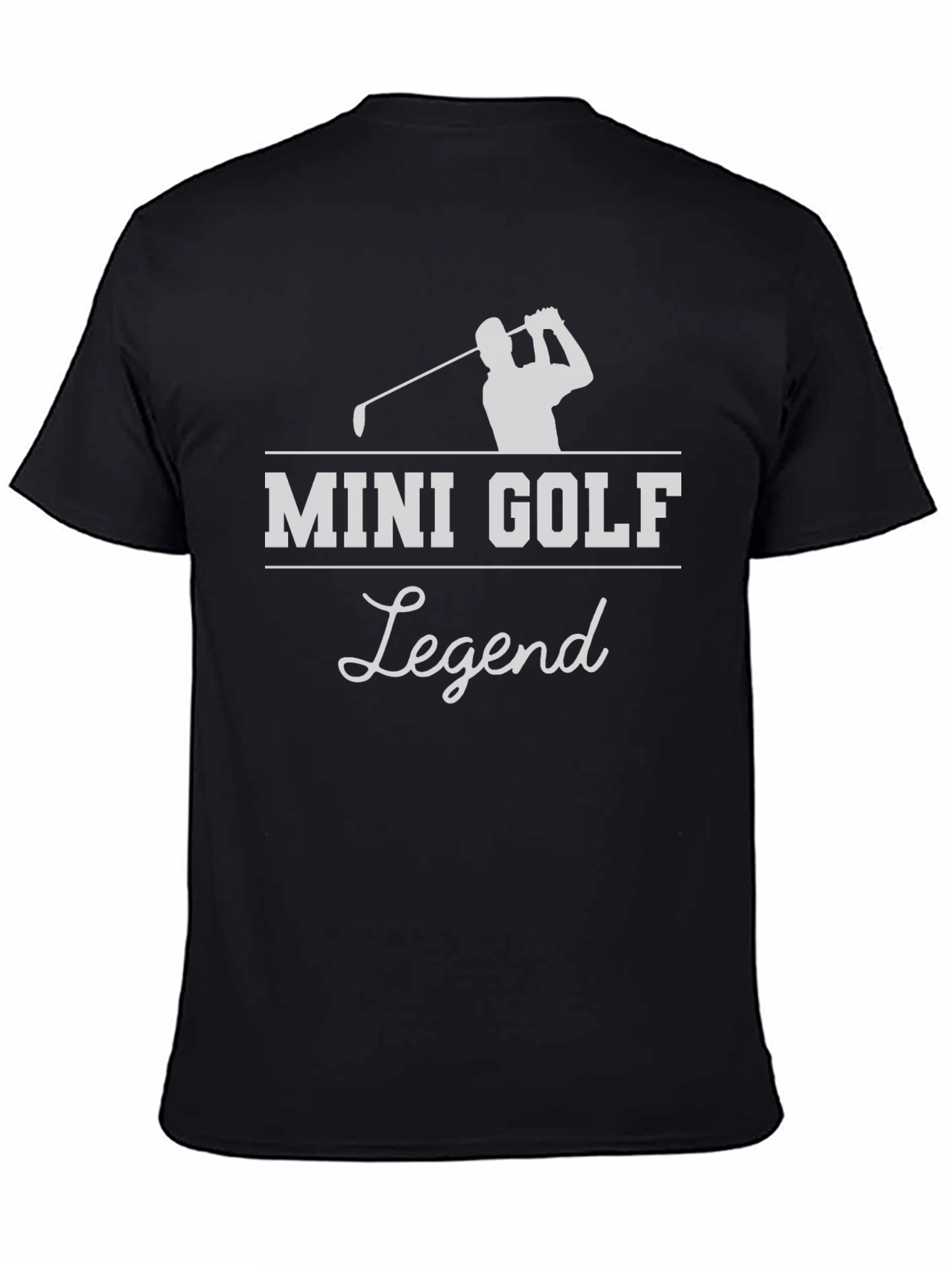 Mini Golf Legend Black T-Shirt