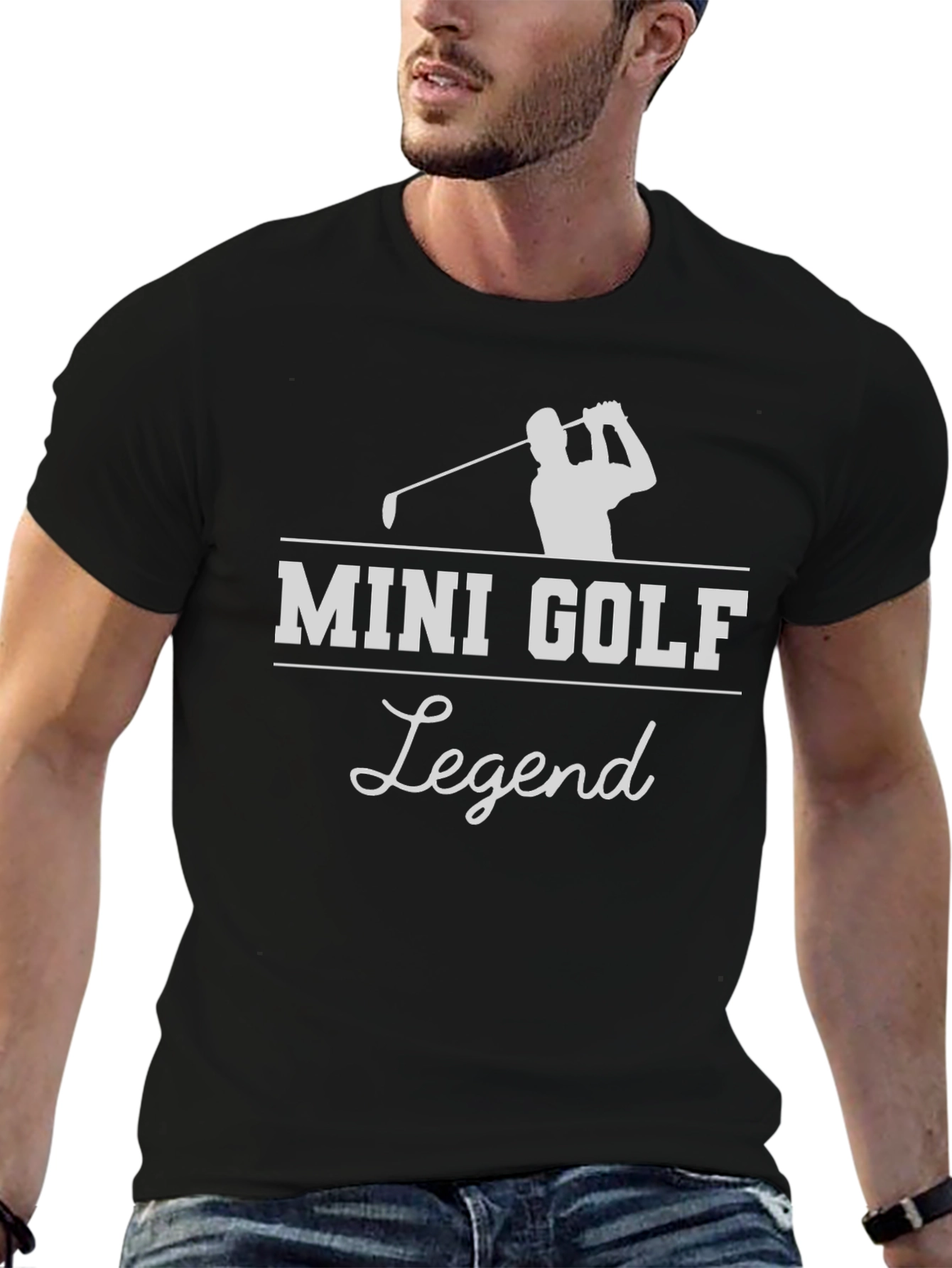 Mini Golf Legend Black T-Shirt