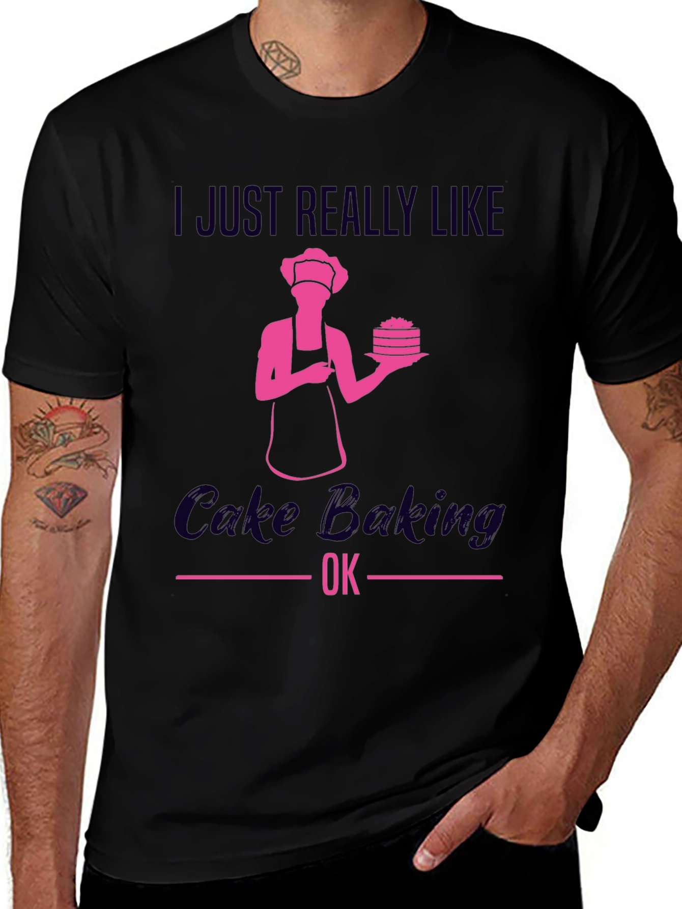 Cake Baking Lover T-Shirt - Funny Baker Gift