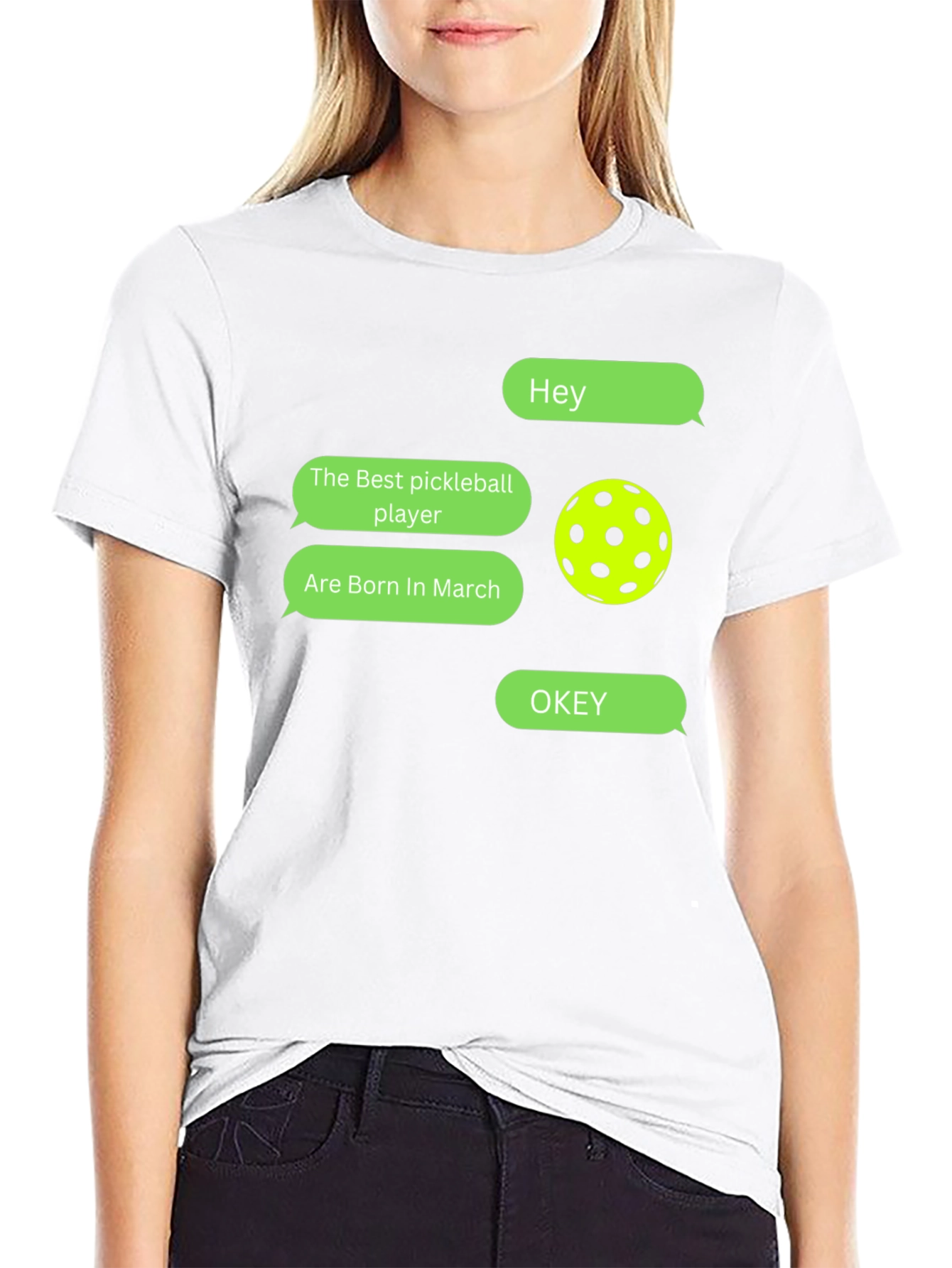 Pickleball Player March Birthday T-Shirt