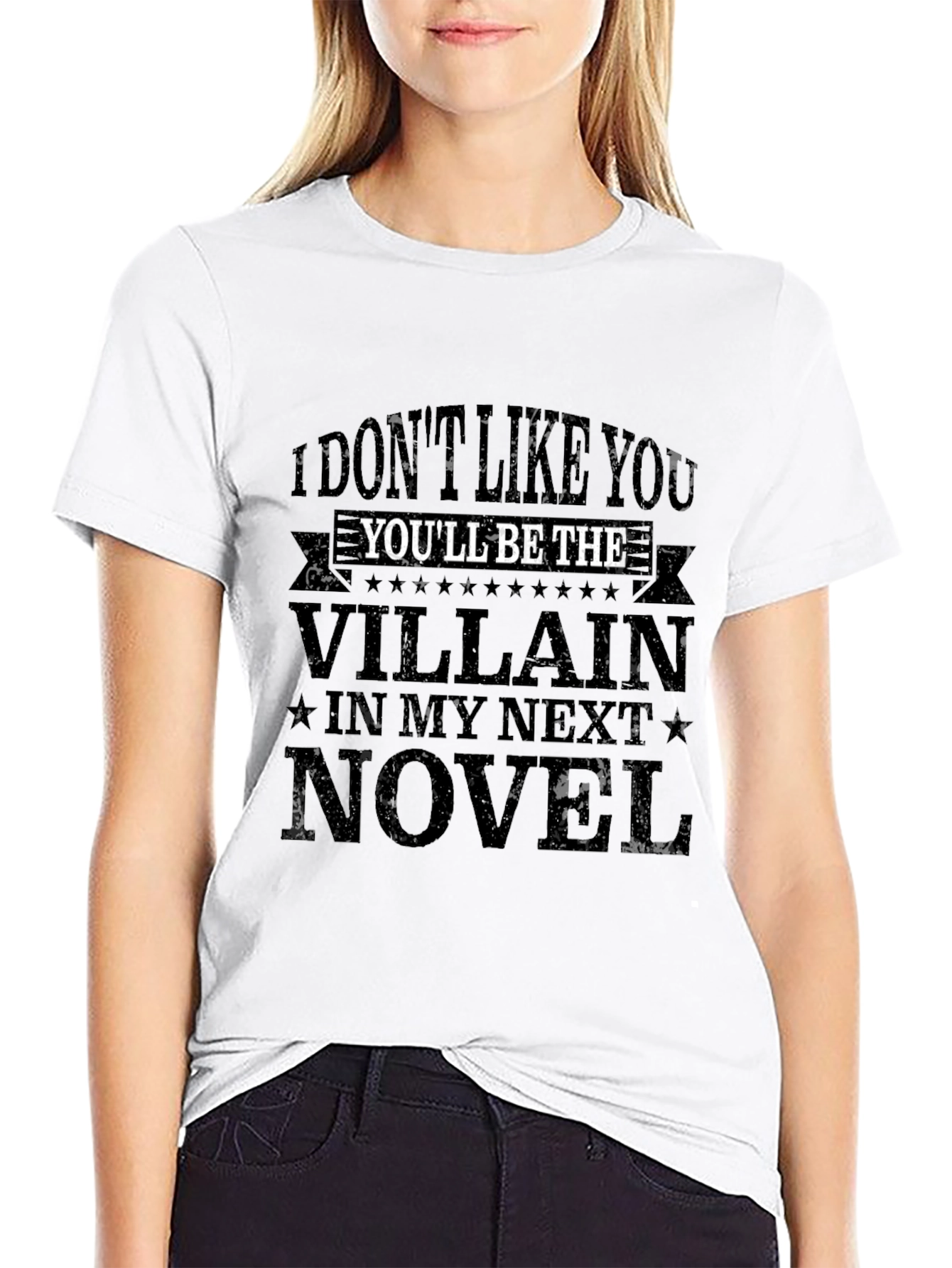 Villain Novel T-Shirt Funny Writer Shirt