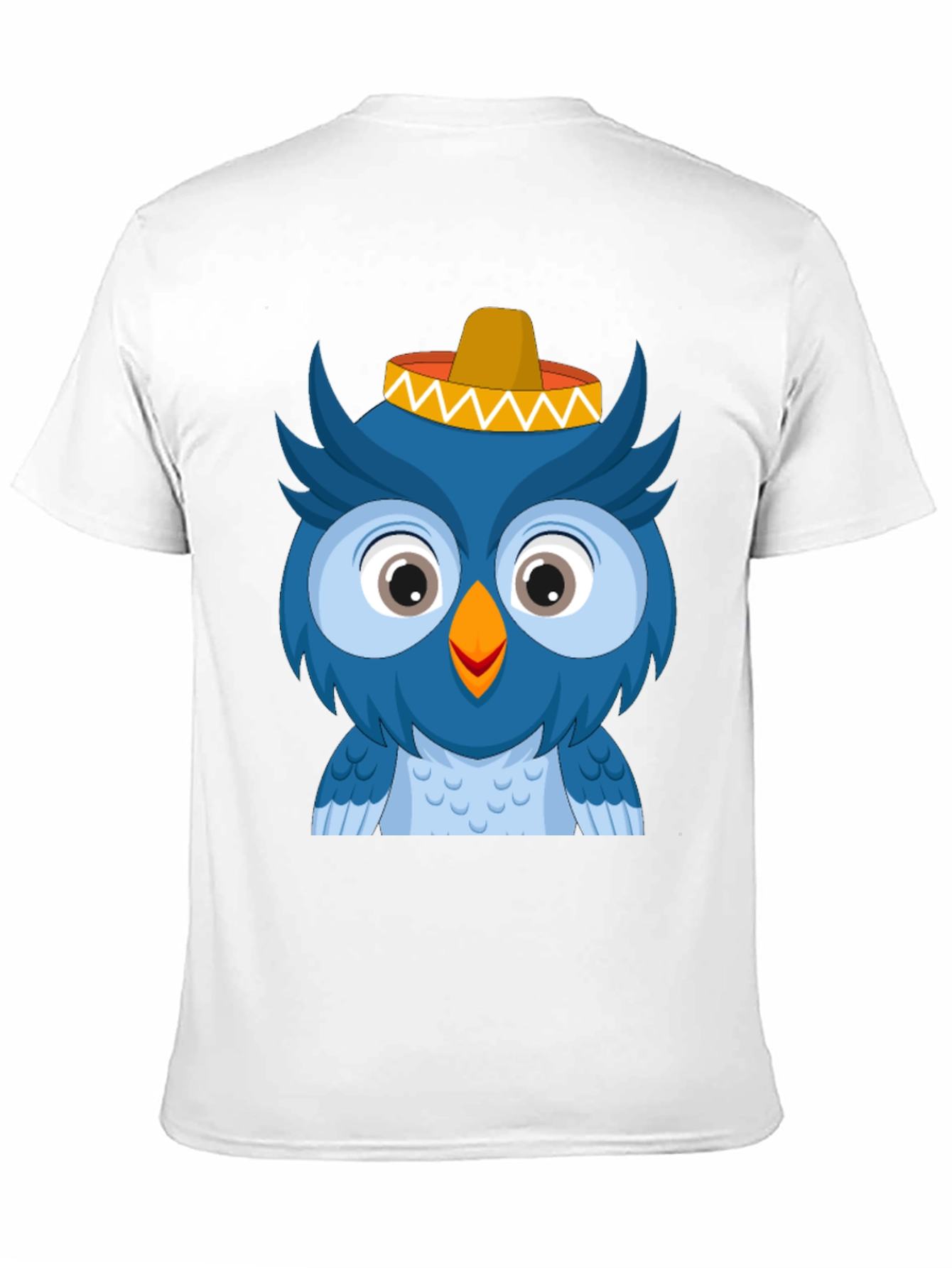 Owl Sombrero T-Shirt - Cartoon Animal Tee