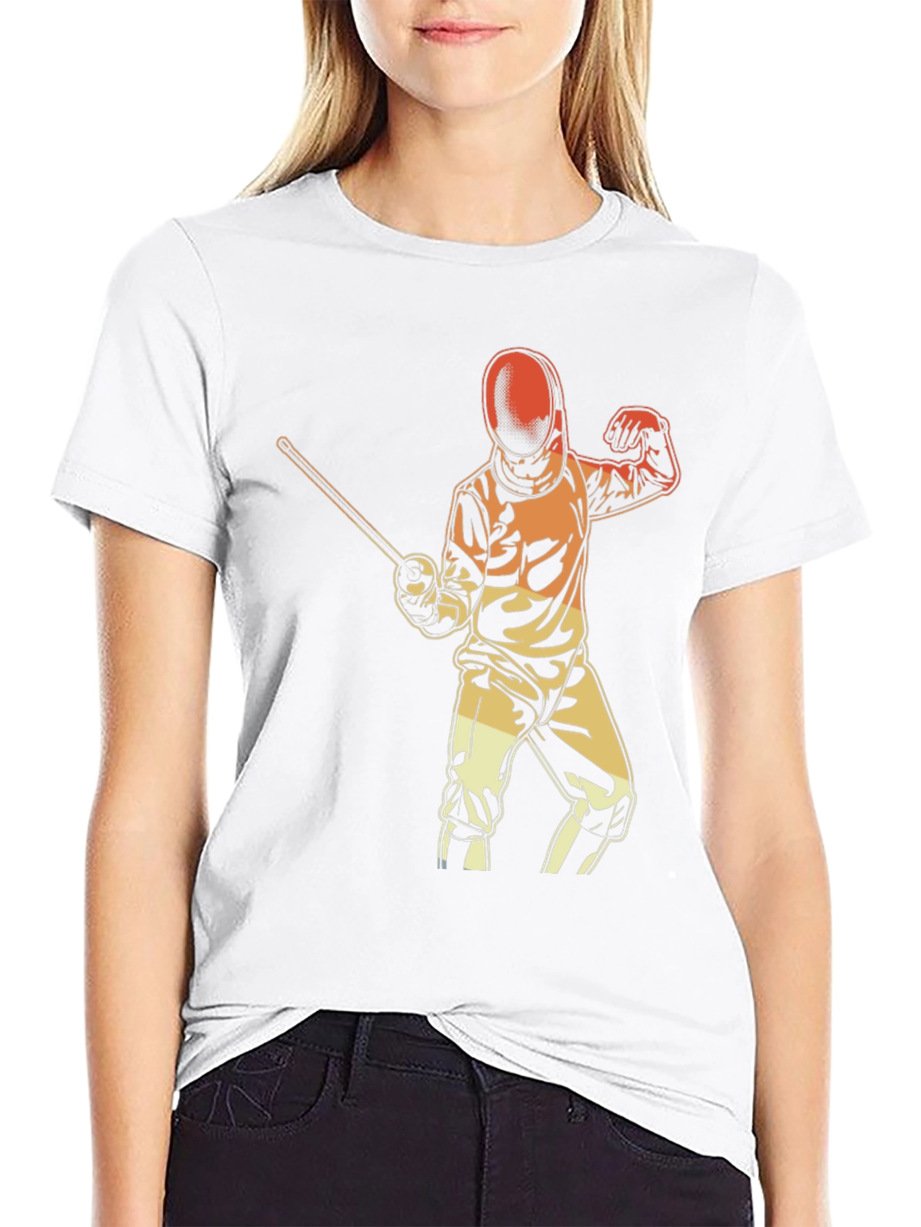 Fencing Sport Graphic Tee