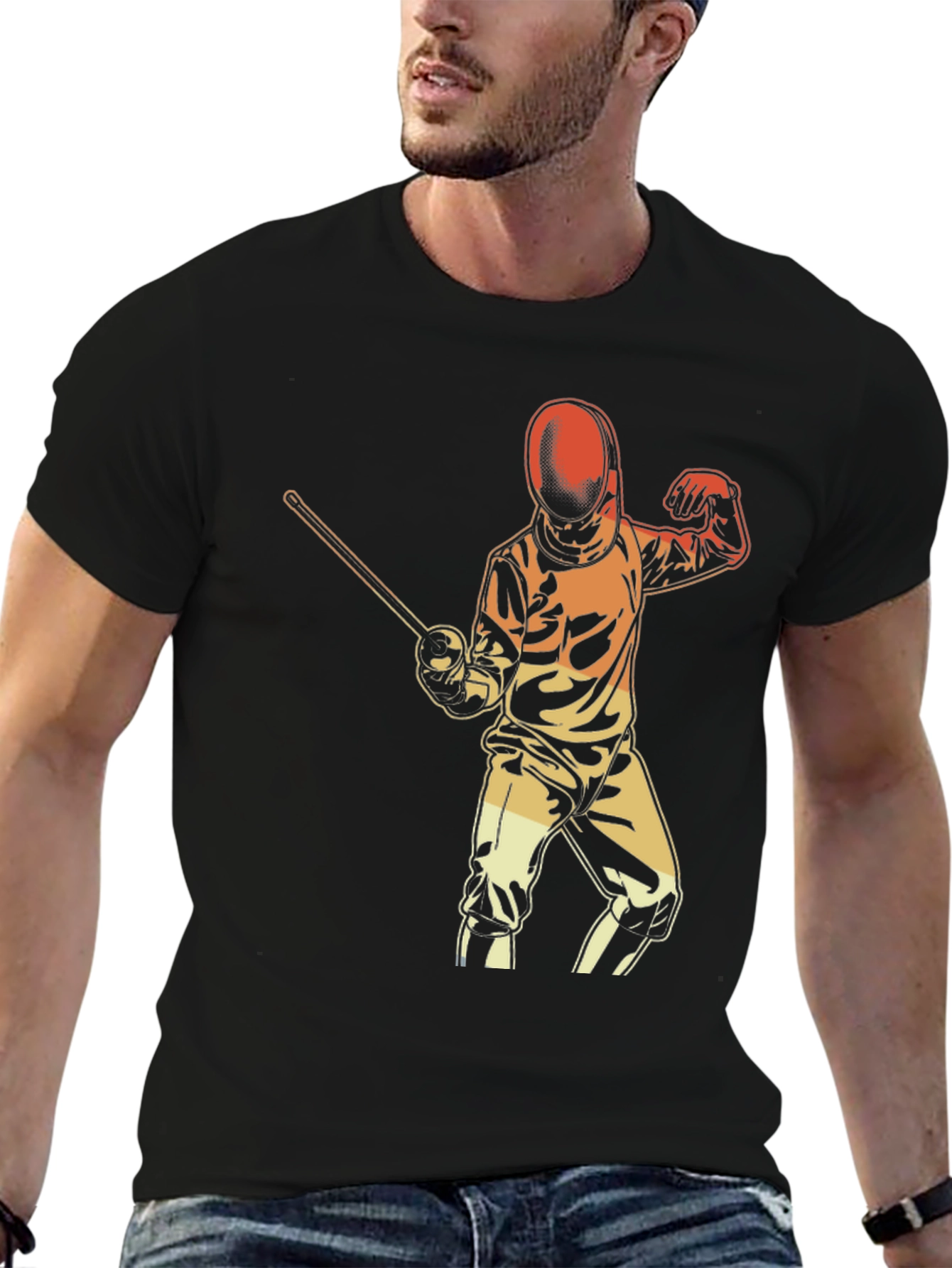 Fencing Sport Graphic Tee