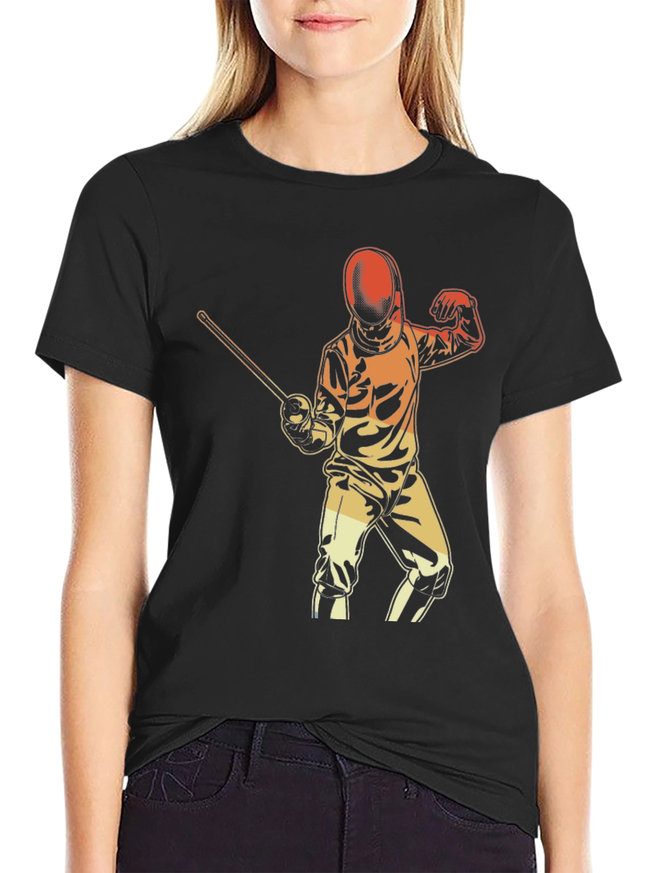 Fencing Sport Graphic Tee