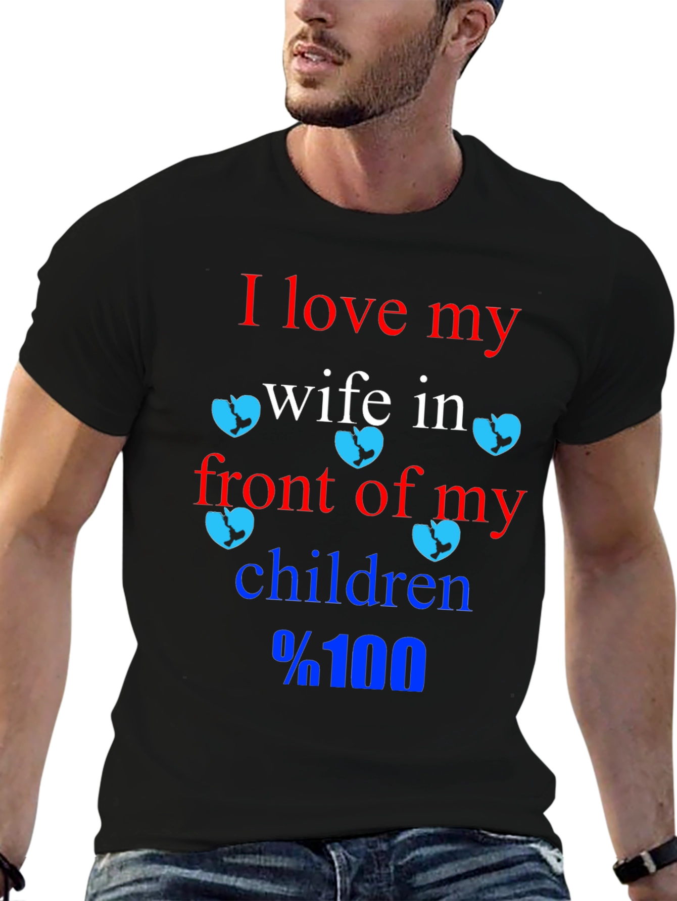 Humorous I Love My Wife Graphic Tee