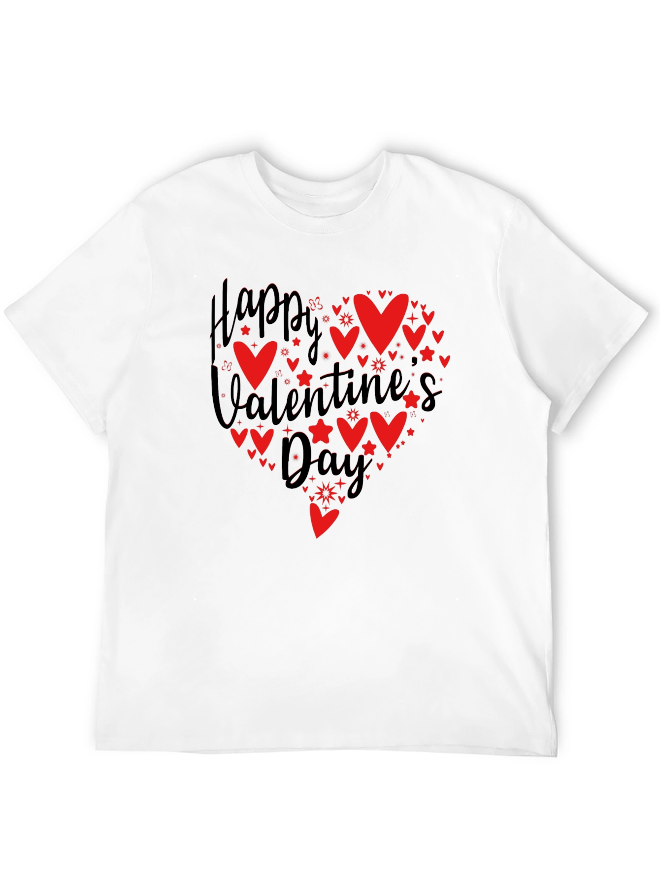 Happy Valentines Day Heart Graphic Tee