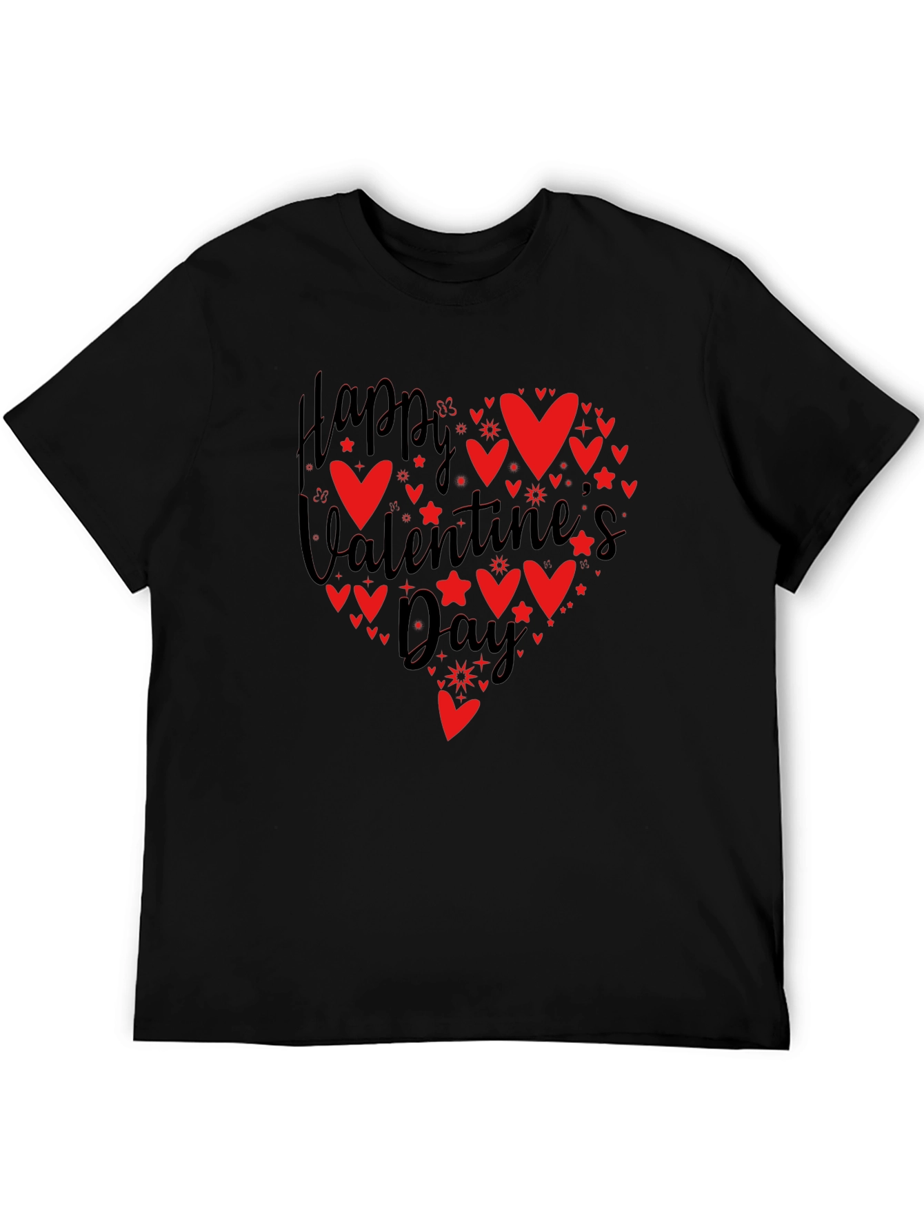 Happy Valentines Day Heart Graphic Tee