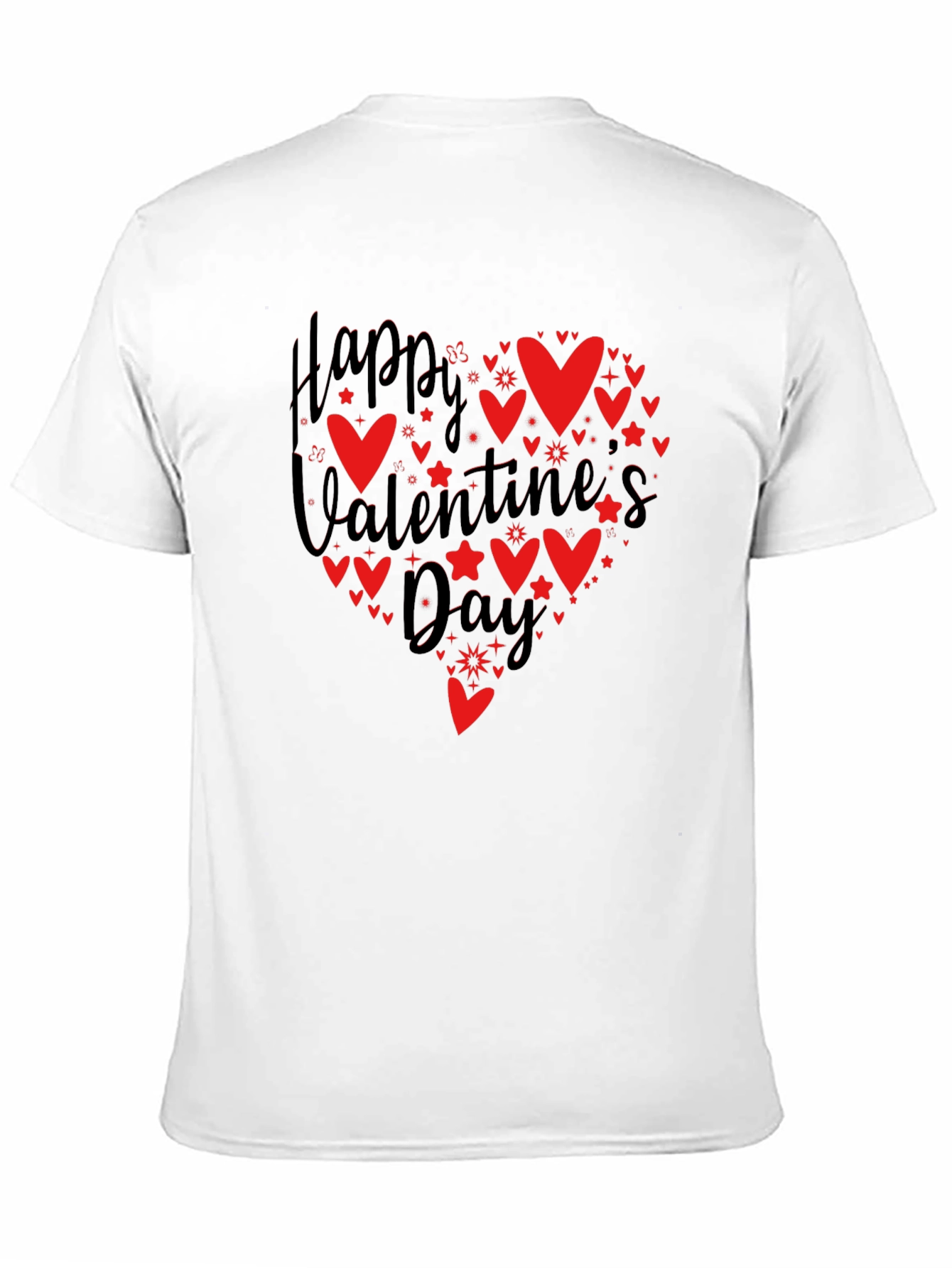 Happy Valentines Day Heart Graphic Tee