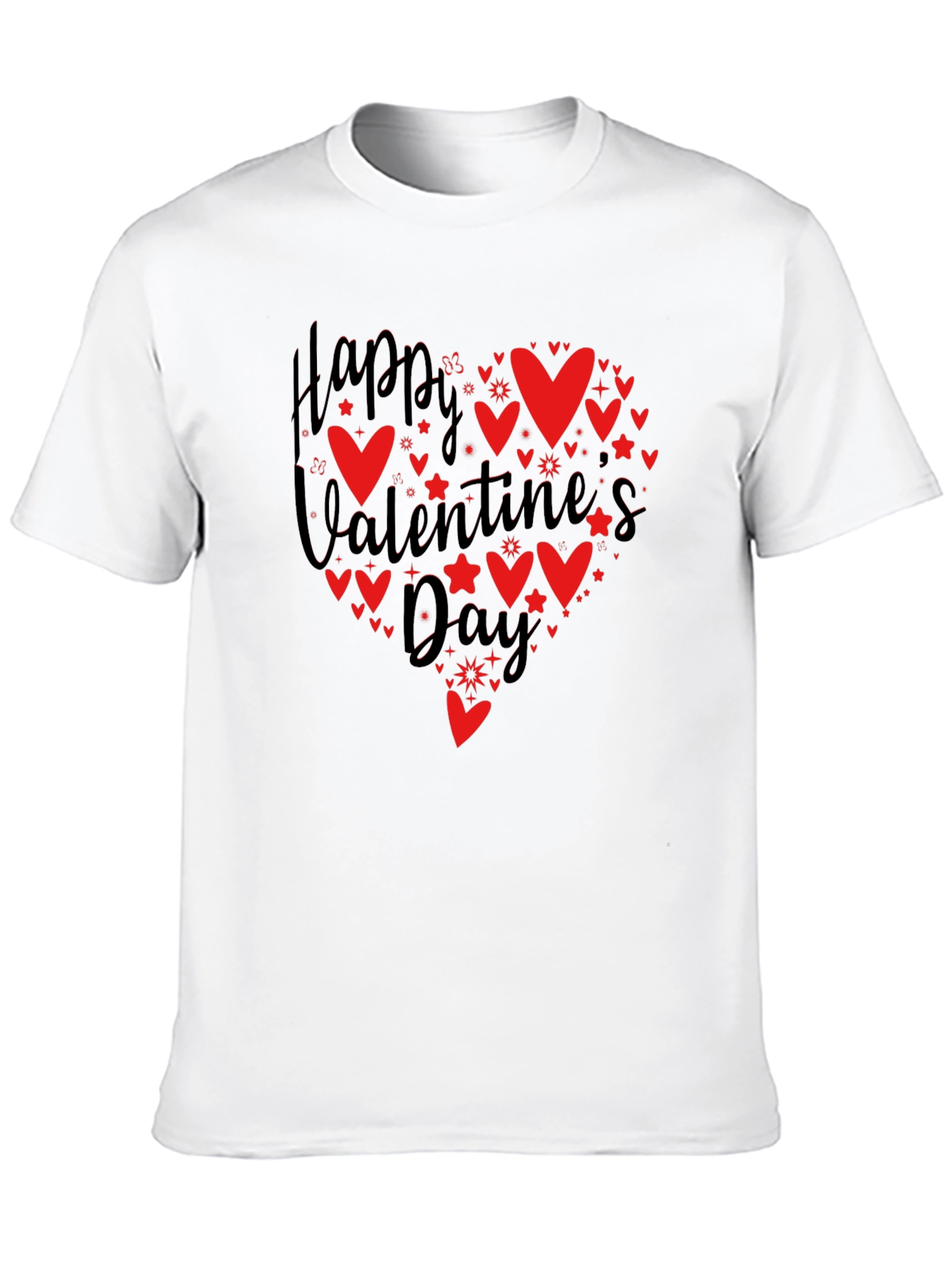 Happy Valentines Day Heart Graphic Tee
