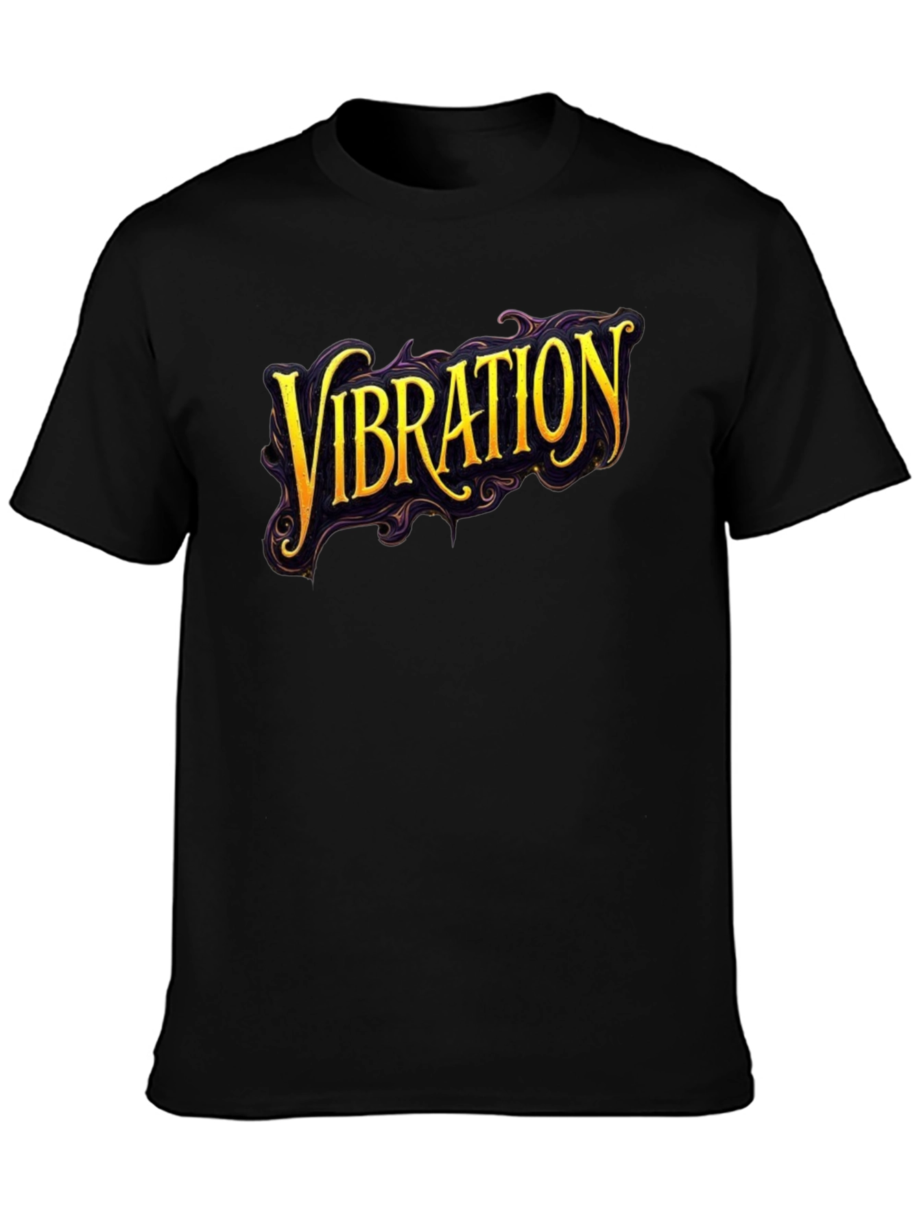 Vibration Graphic Black T-Shirt