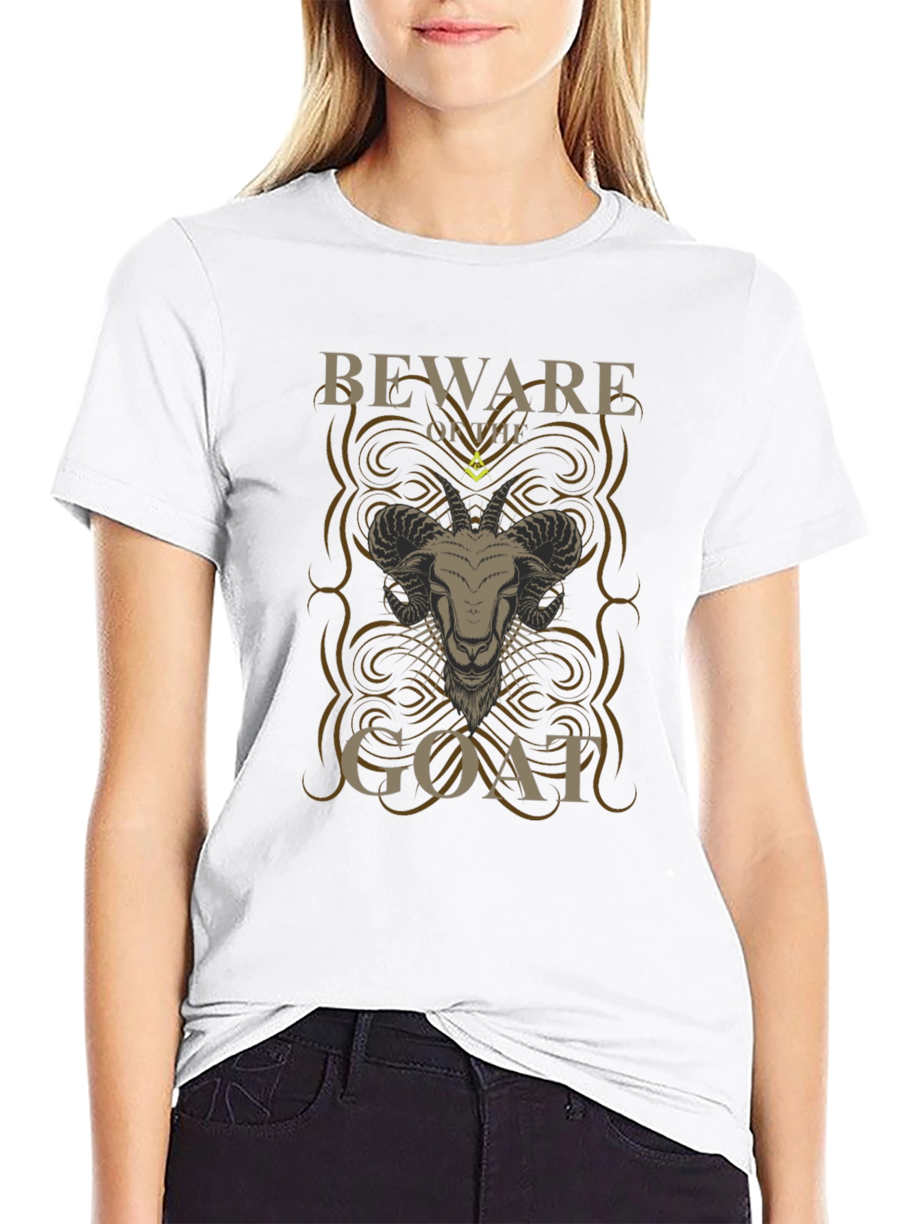 Beware of the Goat T-Shirt - Occult Graphic Tee