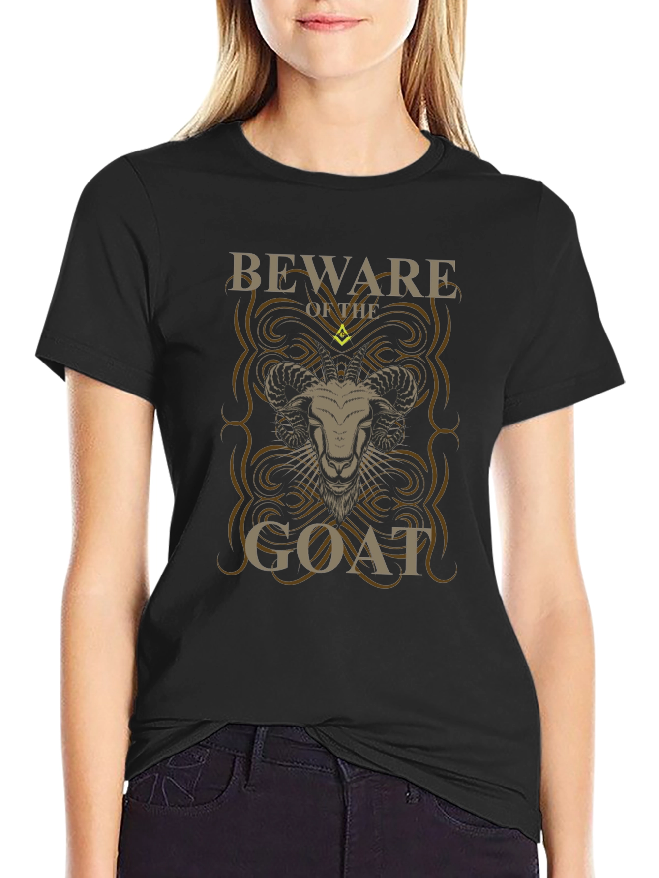 Beware of the Goat T-Shirt - Occult Graphic Tee