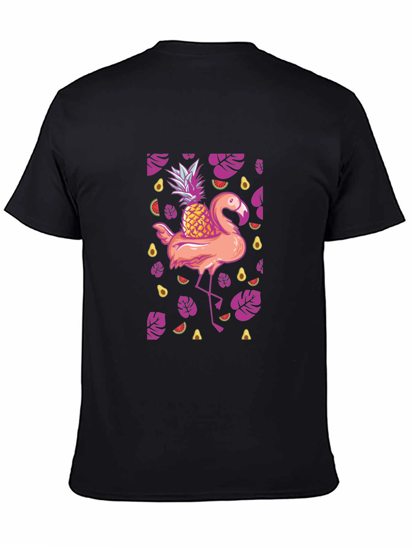 Tropical Flamingo Pineapple T-Shirt