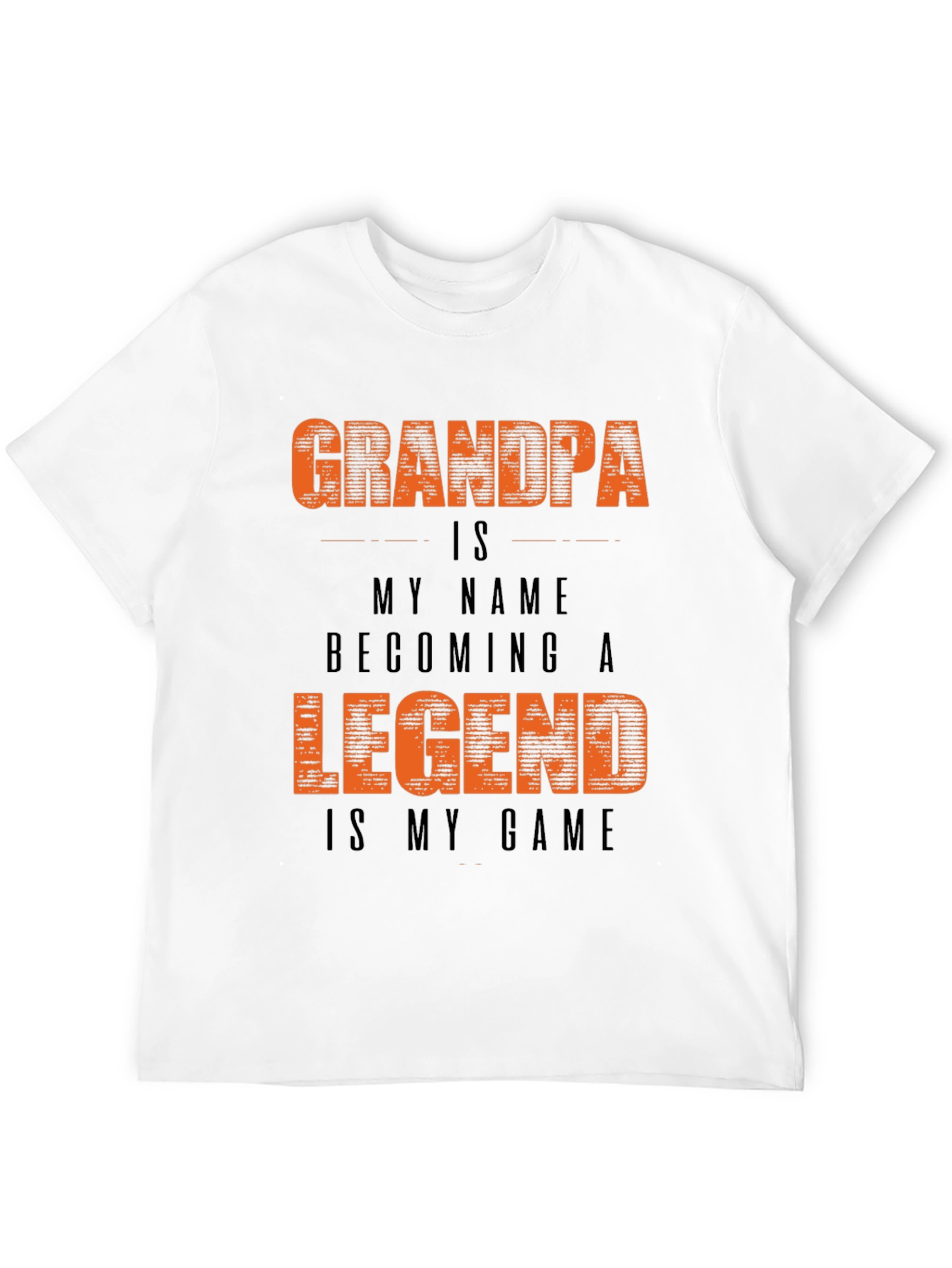 Grandpa Legend Graphic Tee - Stylish Black T-Shirt