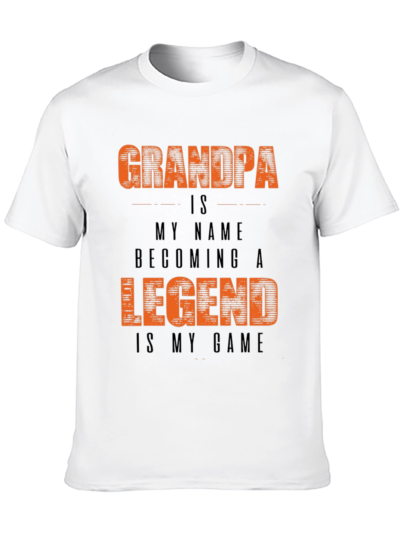Grandpa Legend Graphic Tee - Stylish Black T-Shirt