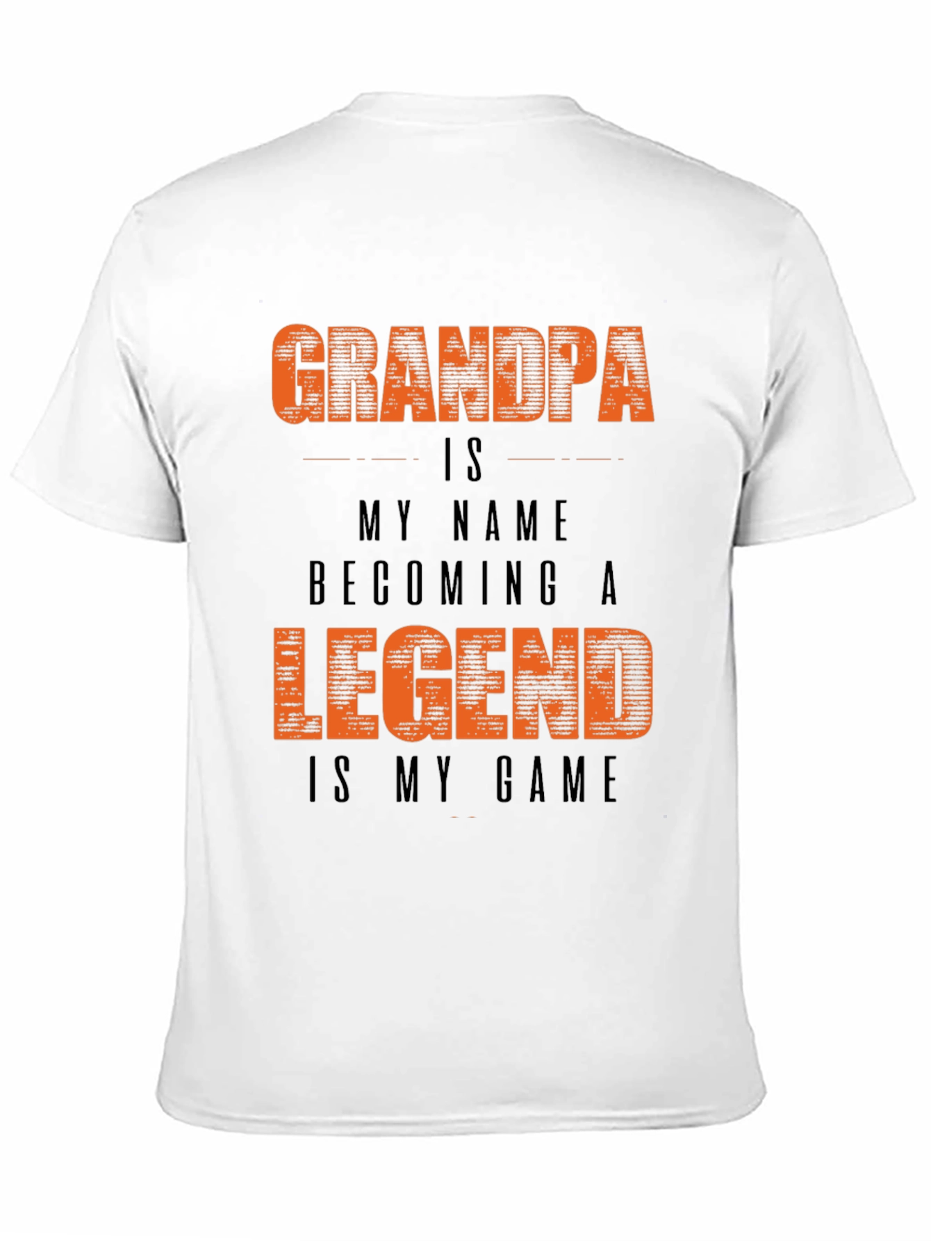 Grandpa Legend Graphic Tee - Stylish Black T-Shirt
