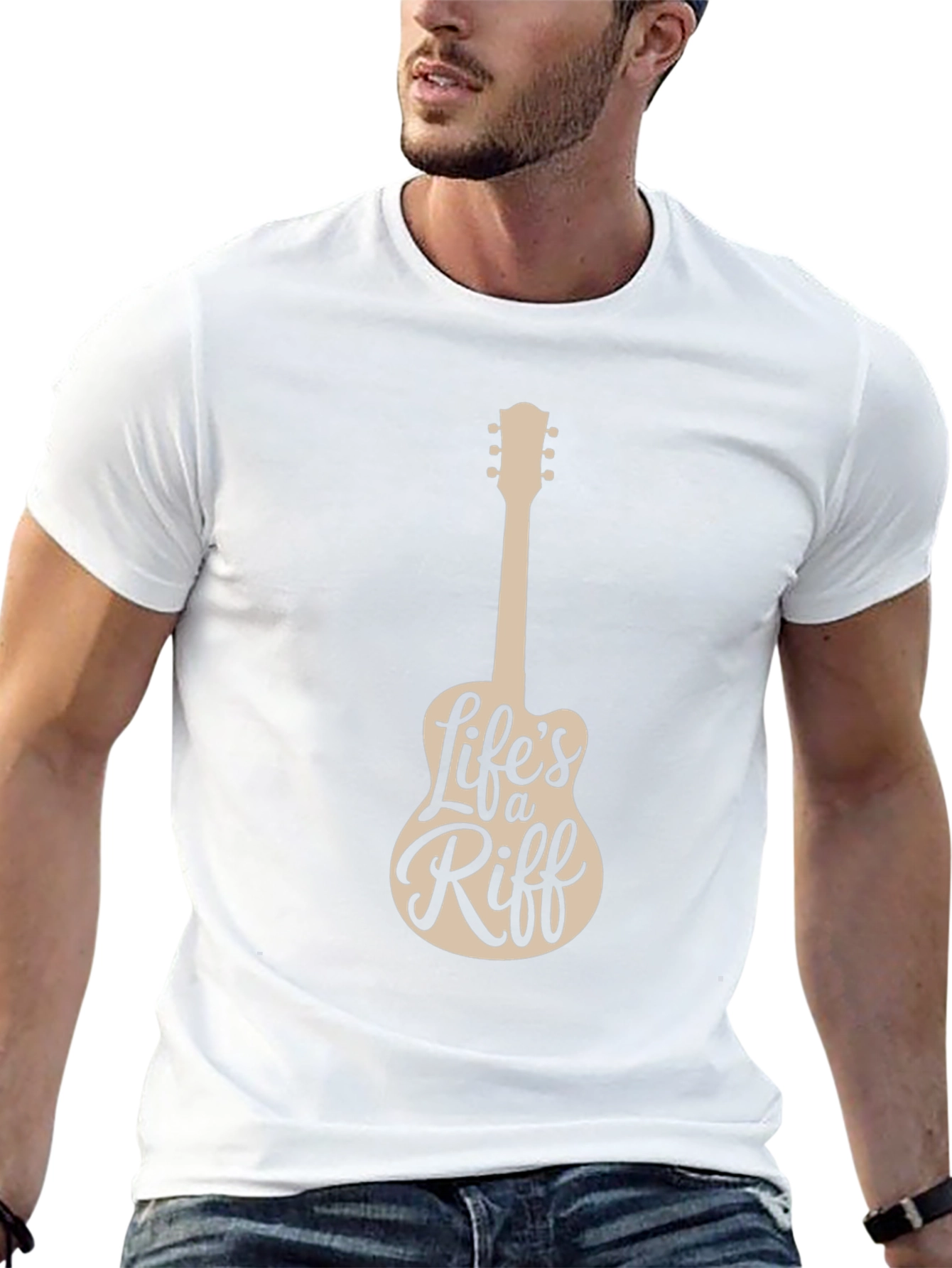 Lifes a Riff T-Shirt - Guitar Lover Tee