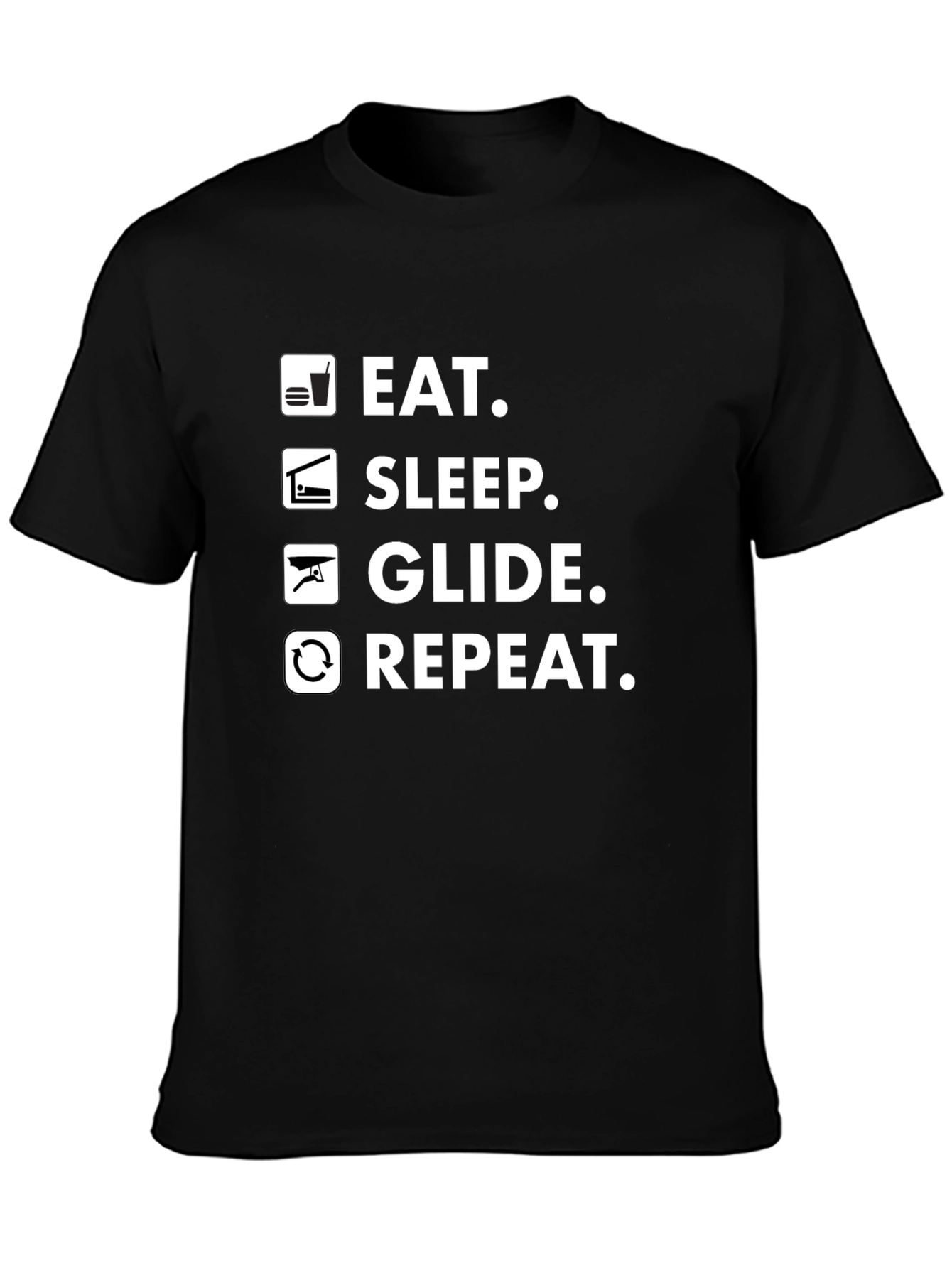 Eat Sleep Glide Repeat T-Shirt
