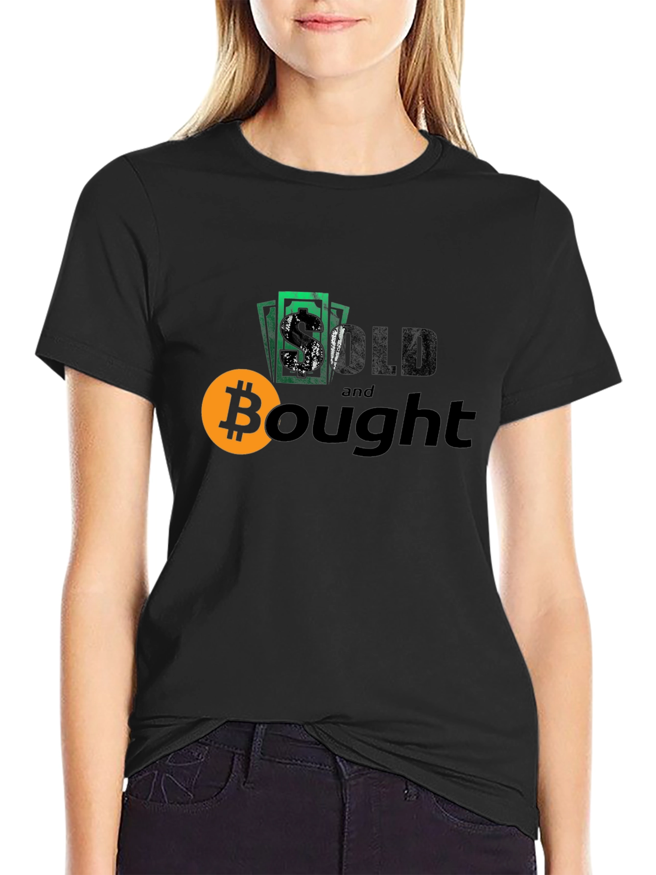 Bitcoin HODL Crypto Black T-Shirt