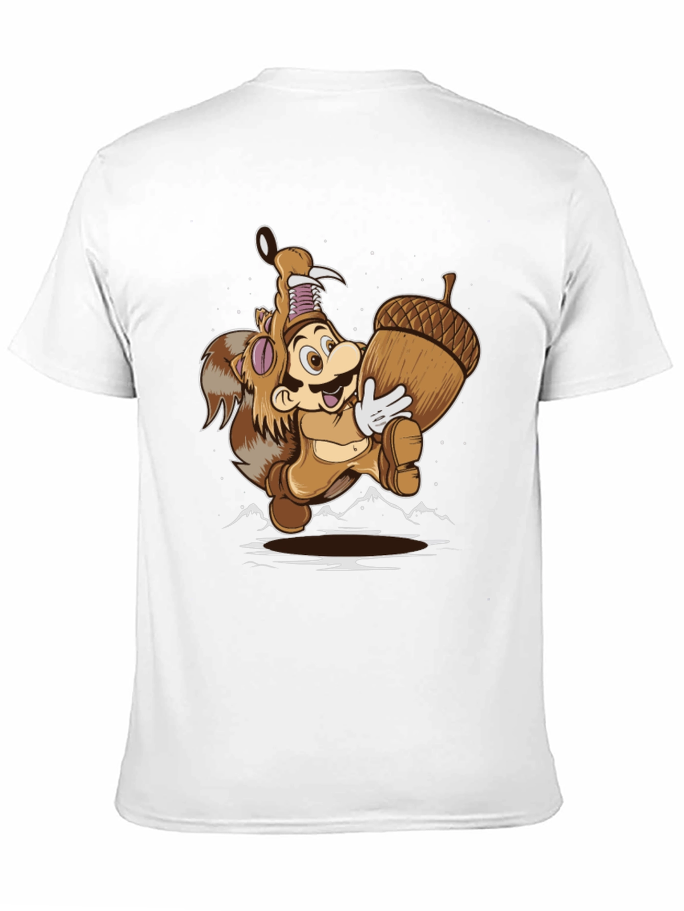 Super Mario Squirrel Suit Graphic T-Shirt